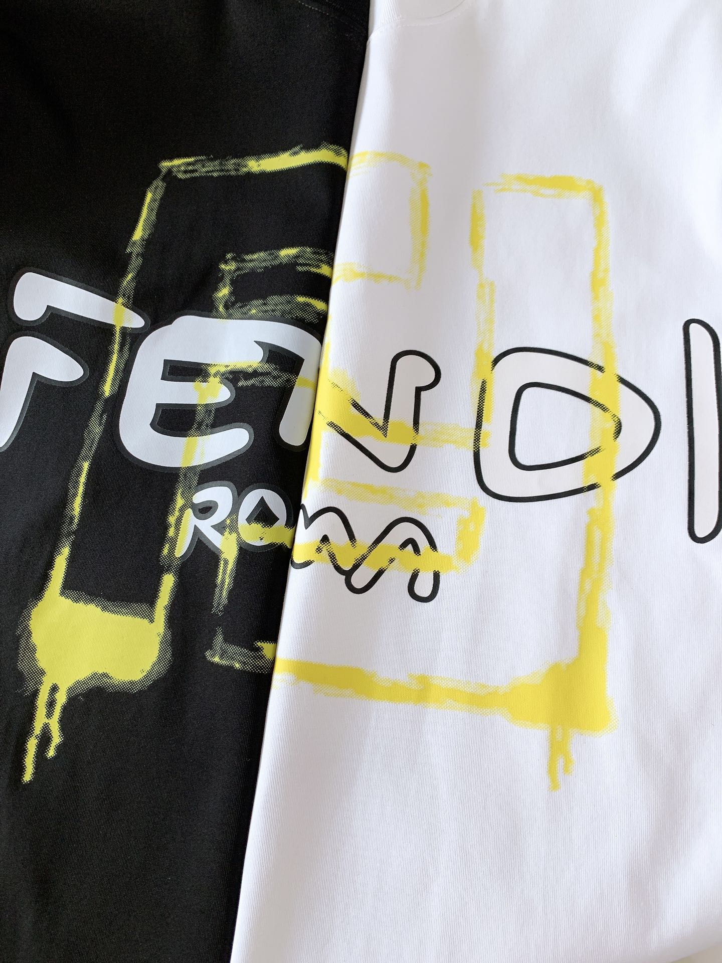 Fendi 芬迪 2025SS春夏新品 休闲印花T恤。经典圆领设计，不挑人，不管是单穿还是叠穿，都能轻松