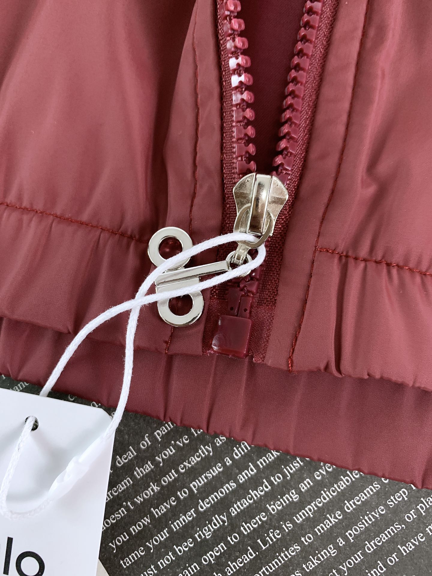 ALO 阿洛 2025FW早秋新品 连帽运动外套。它以轻量防风的面料打造利落廓形，连帽设计可随天气与造型