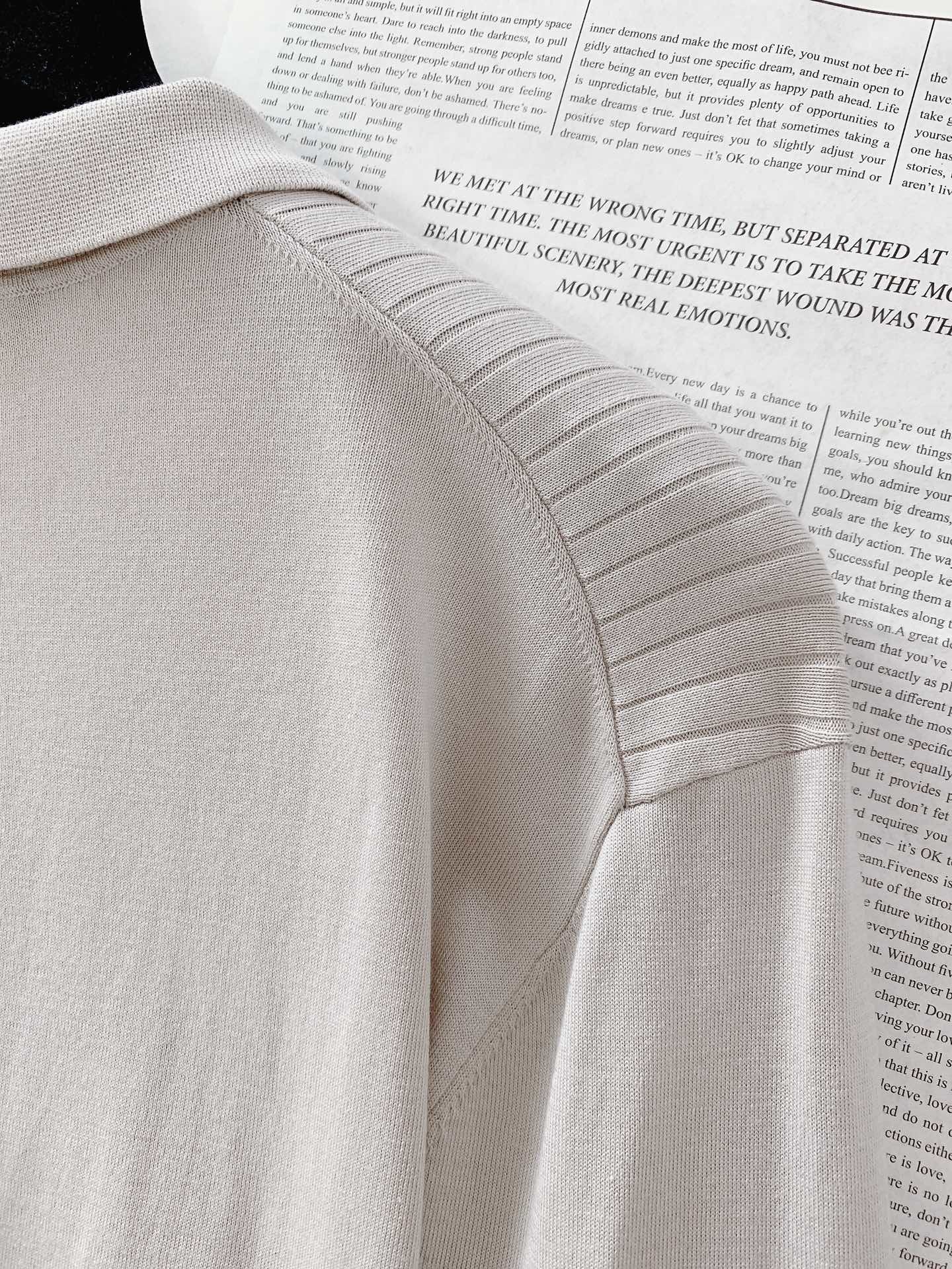 LoroPiana L.P FW早秋新品 长袖针织衫打底衫。精致工艺、高级质感、经典单品,这些都是意式穿
