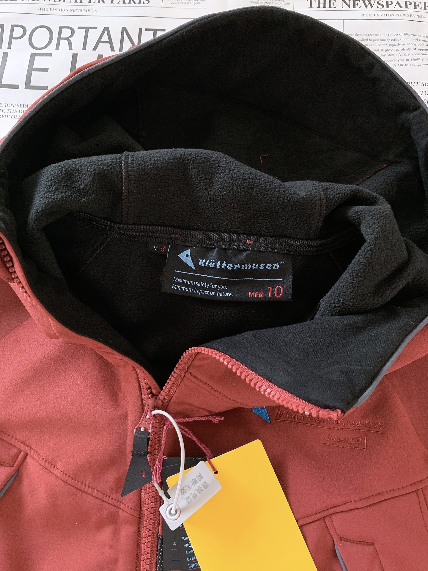 Klattermusen攀山鼠秋冬菲尔纳男女户外滑雪防风雪软壳外套47% 巴斯夫生物基再生聚酰胺纤维+4