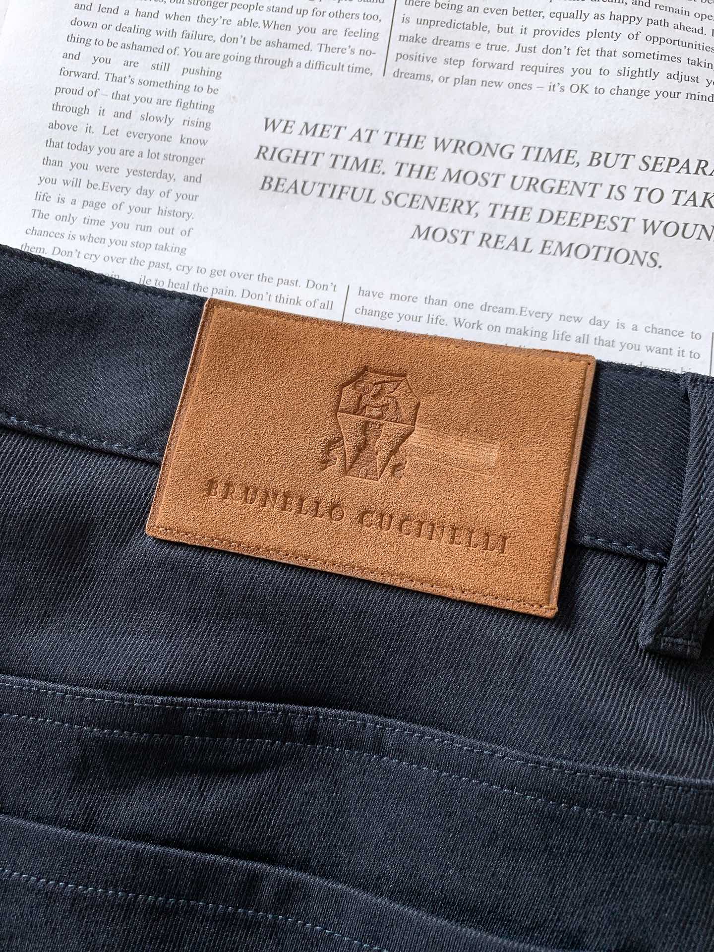 Brunello Cucinelli 布鲁奈罗.库奇内利 2025FW早秋新品 商务休闲裤，臻选优质面料