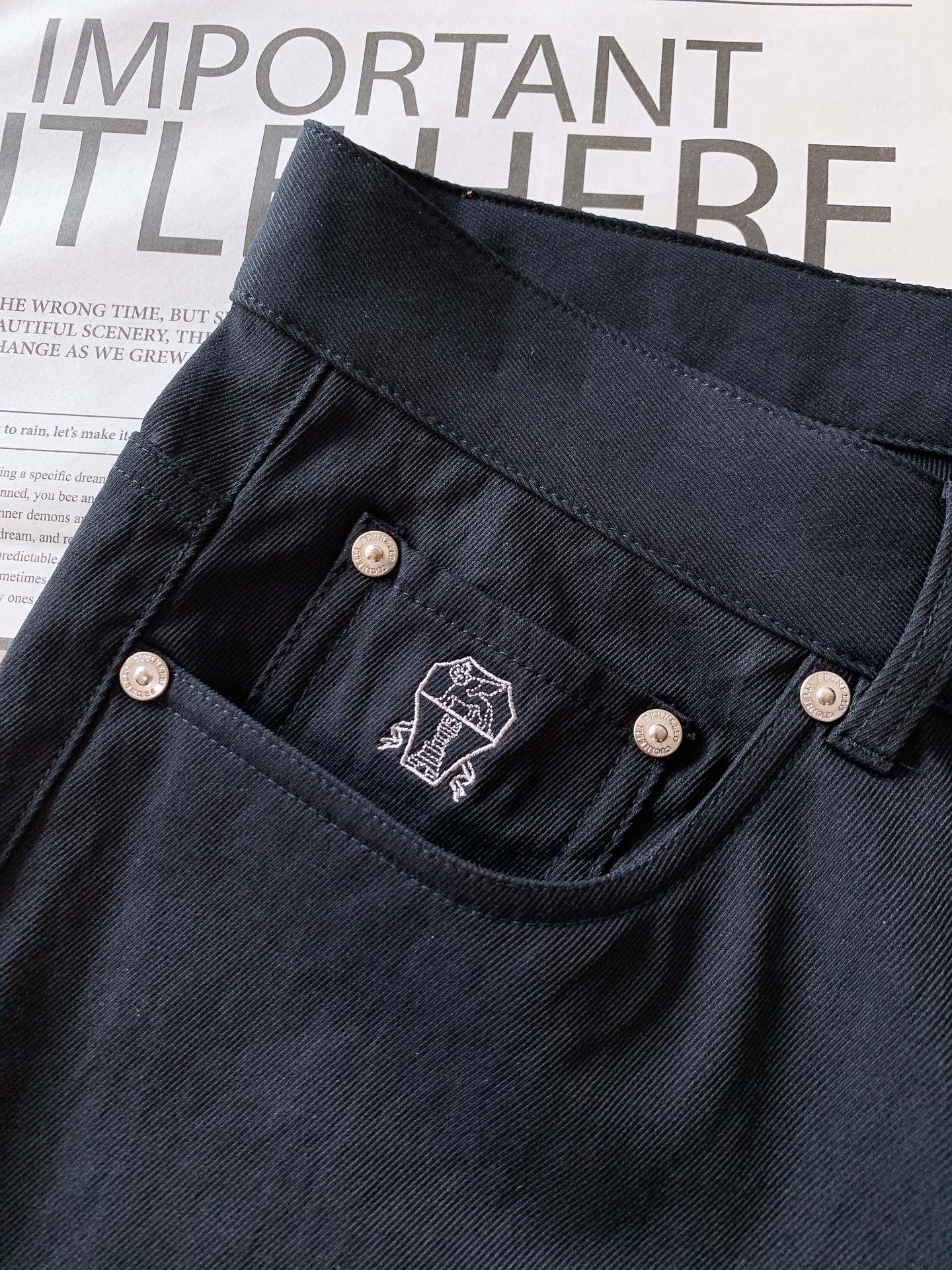 Brunello Cucinelli 布鲁奈罗.库奇内利 2025FW早秋新品 商务休闲裤，臻选优质面料