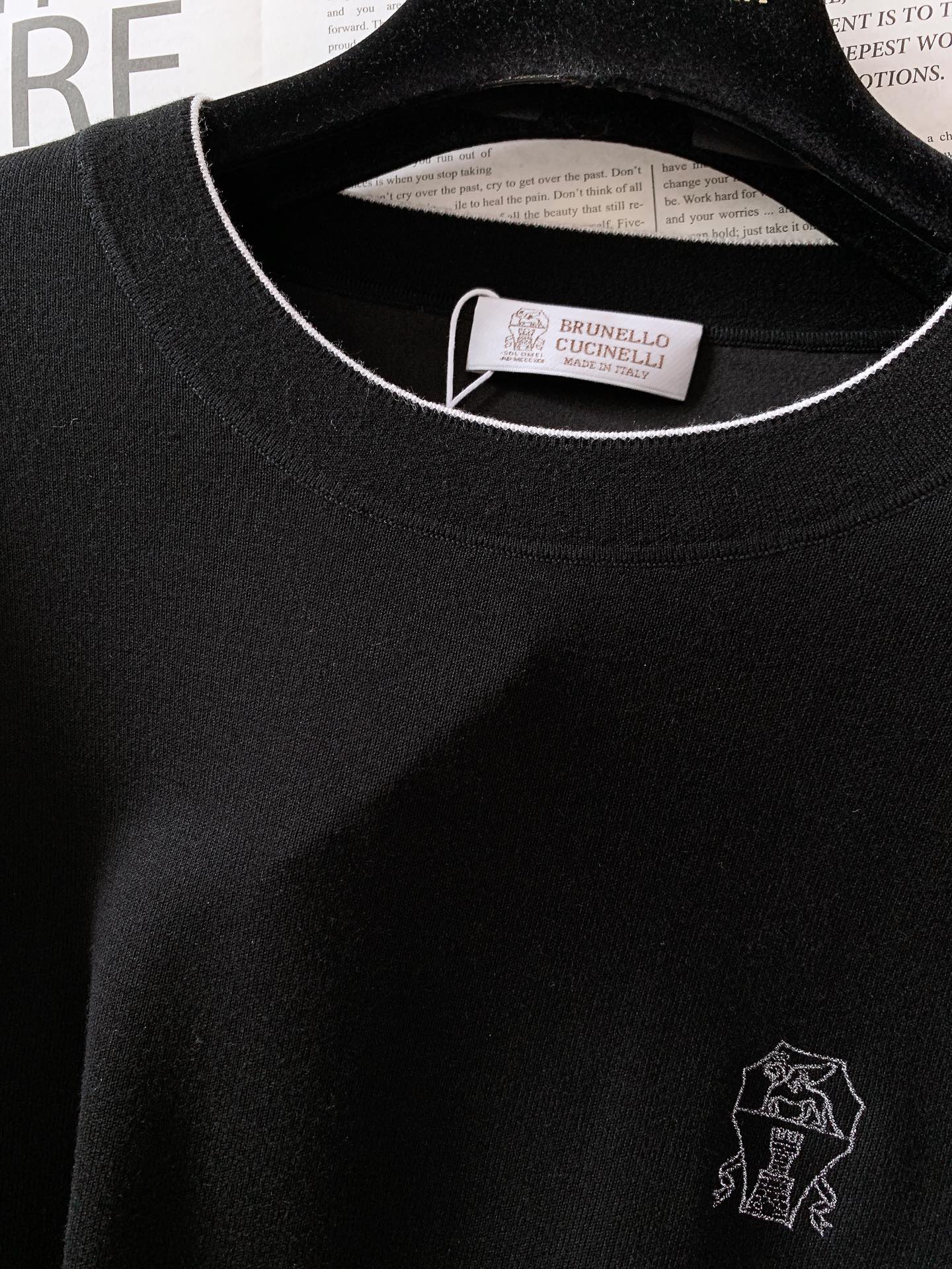 Brunello Cucinelli 布鲁奈罗.库奇内利 2025FW早秋新品 BC极简精粹高级圆领打底