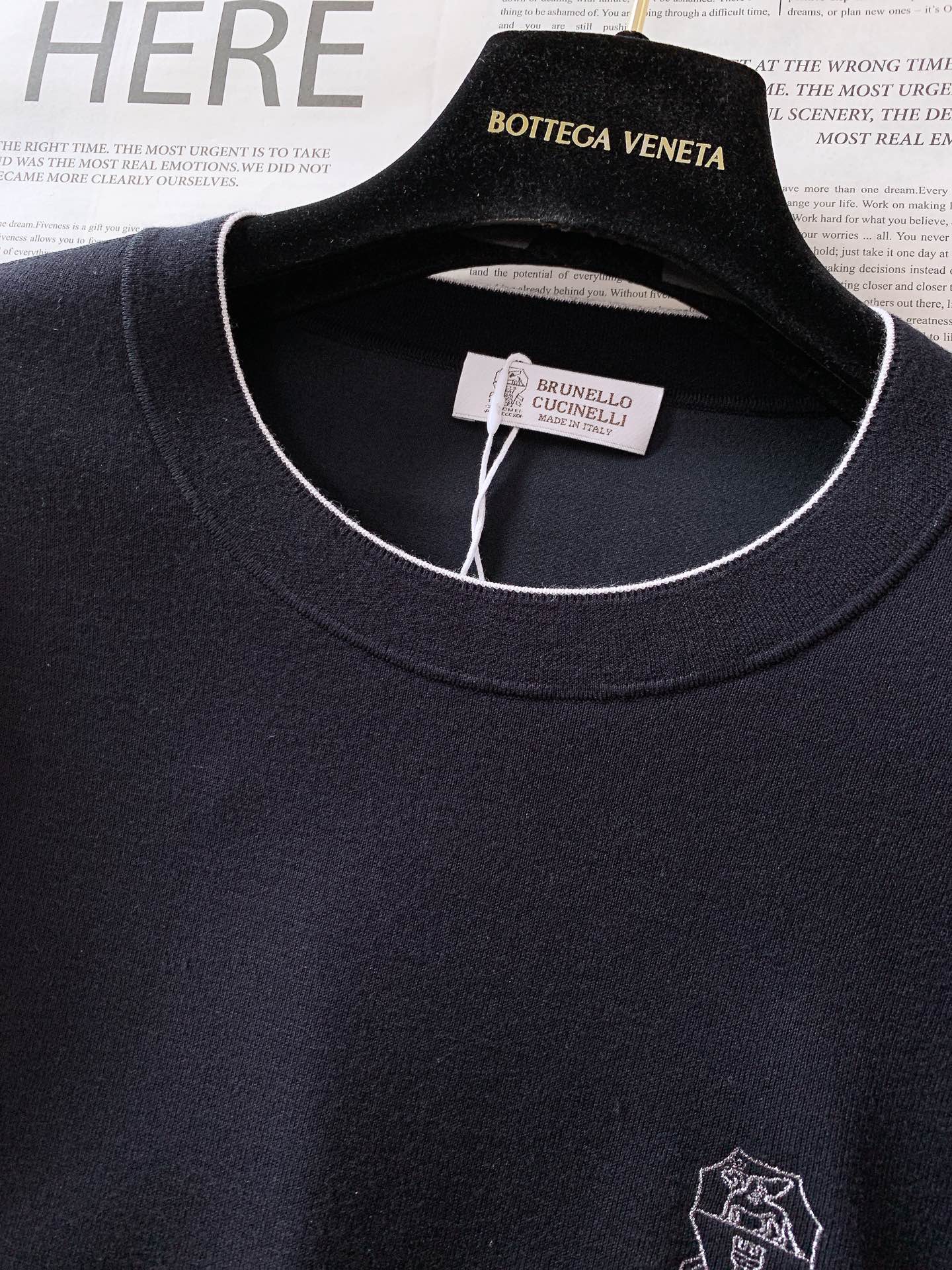 Brunello Cucinelli 布鲁奈罗.库奇内利 2025FW早秋新品 BC极简精粹高级圆领打底