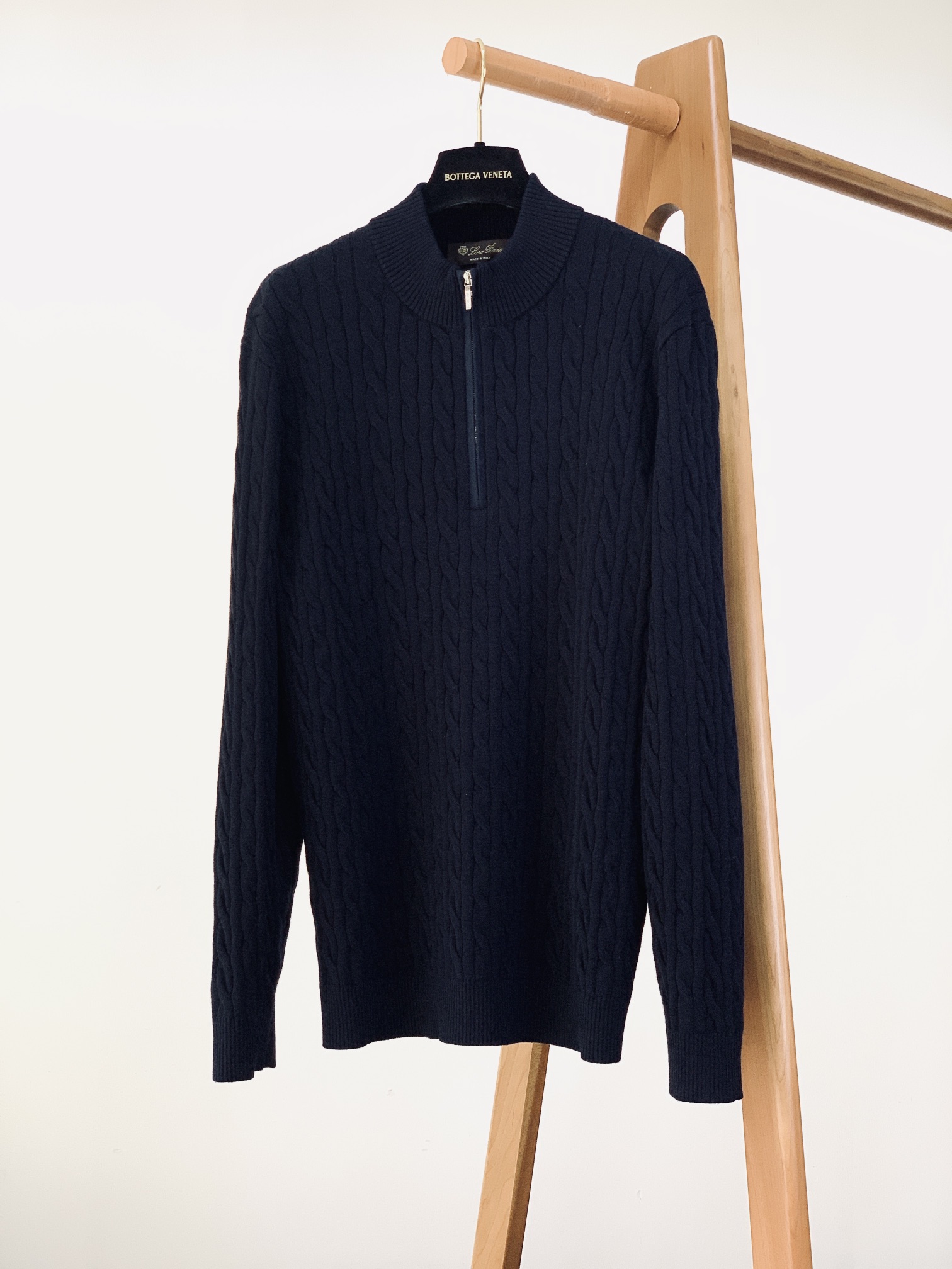 LoroPiana L.P FW秋冬新品 半拉链针织衫｜意式奢华的“温暖优雅学”意大利原产的顶级针织面料