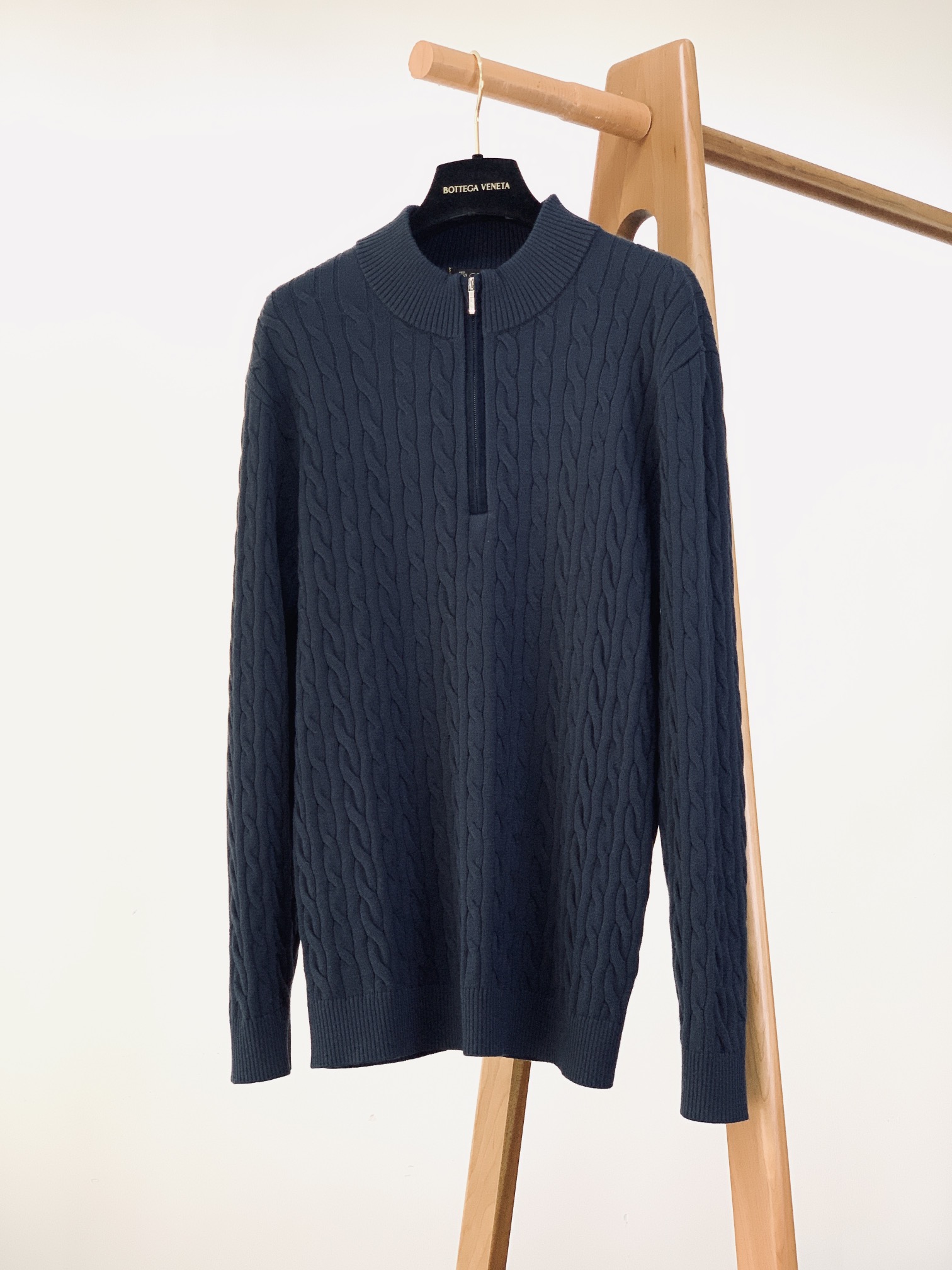 LoroPiana L.P FW秋冬新品 半拉链针织衫｜意式奢华的“温暖优雅学”意大利原产的顶级针织面料