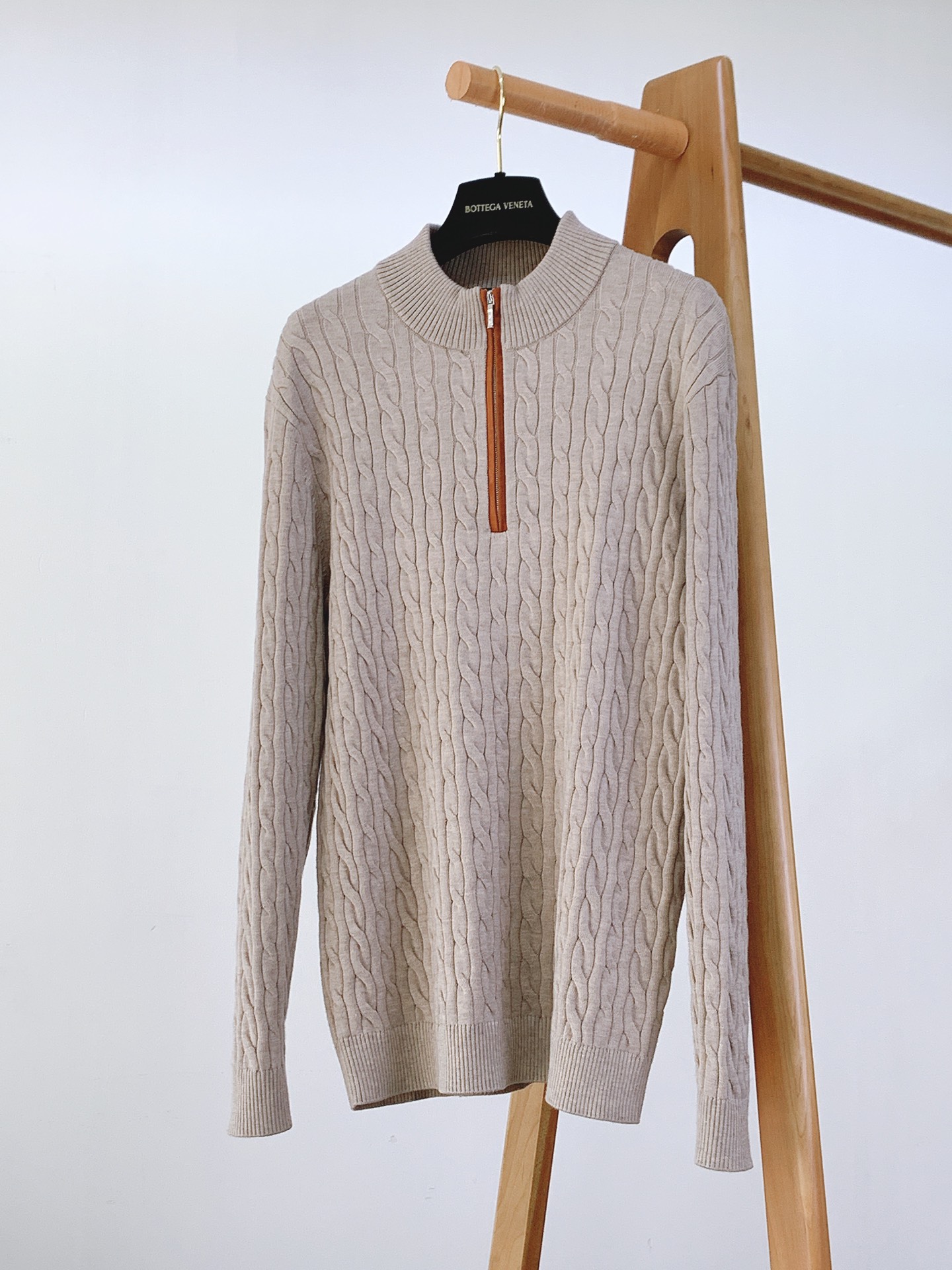 LoroPiana L.P FW秋冬新品 半拉链针织衫｜意式奢华的“温暖优雅学”意大利原产的顶级针织面料