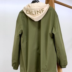  Celine 赛琳 2025FW早秋新品 假两件连帽风衣|解锁秋日穿搭的“层次美学”撞色风衣叠搭连帽  Celine 赛琳 2025FW早秋新品 假两件连帽风衣|解锁秋日穿搭的“层次美学”撞色风衣叠搭连帽