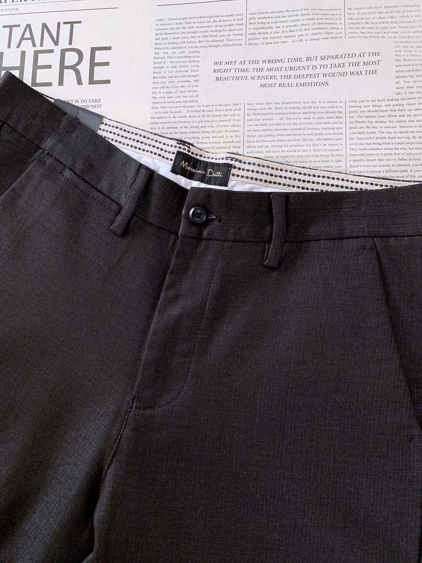 Massimo Dutti 麦西姆.杜蒂 2025FW早秋新品 时尚商务休闲裤，臻选优质面料打造，贴身舒