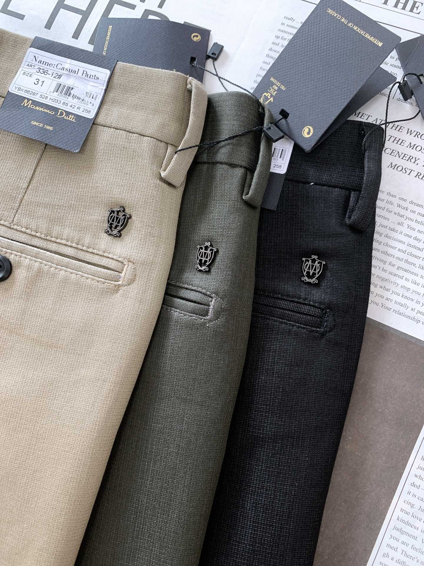 Massimo Dutti 麦西姆.杜蒂 2025FW早秋新品 时尚商务休闲裤，臻选优质面料打造，贴身舒