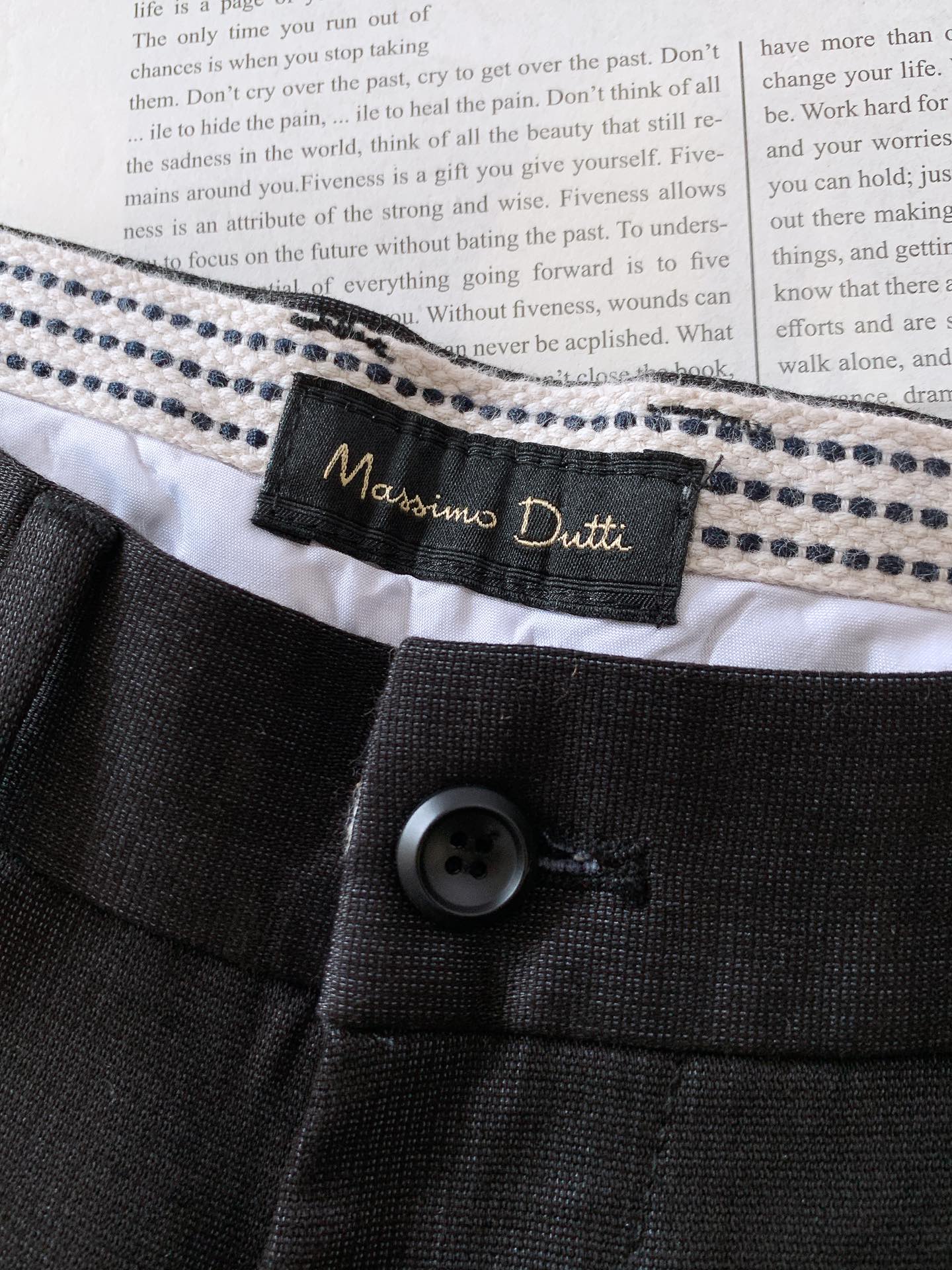 Massimo Dutti 麦西姆.杜蒂 2025FW早秋新品 时尚商务休闲裤，臻选优质面料打造，贴身舒