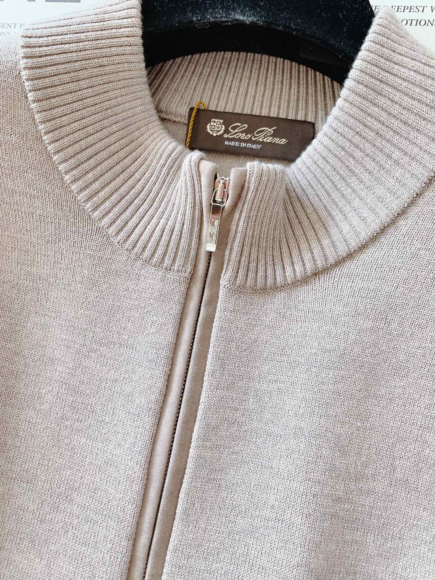 LoroPiana L.P FW秋冬新品 lP🆕 男款长袖半拉链针织衫🧶精致工艺、高级质感、经典单品，这