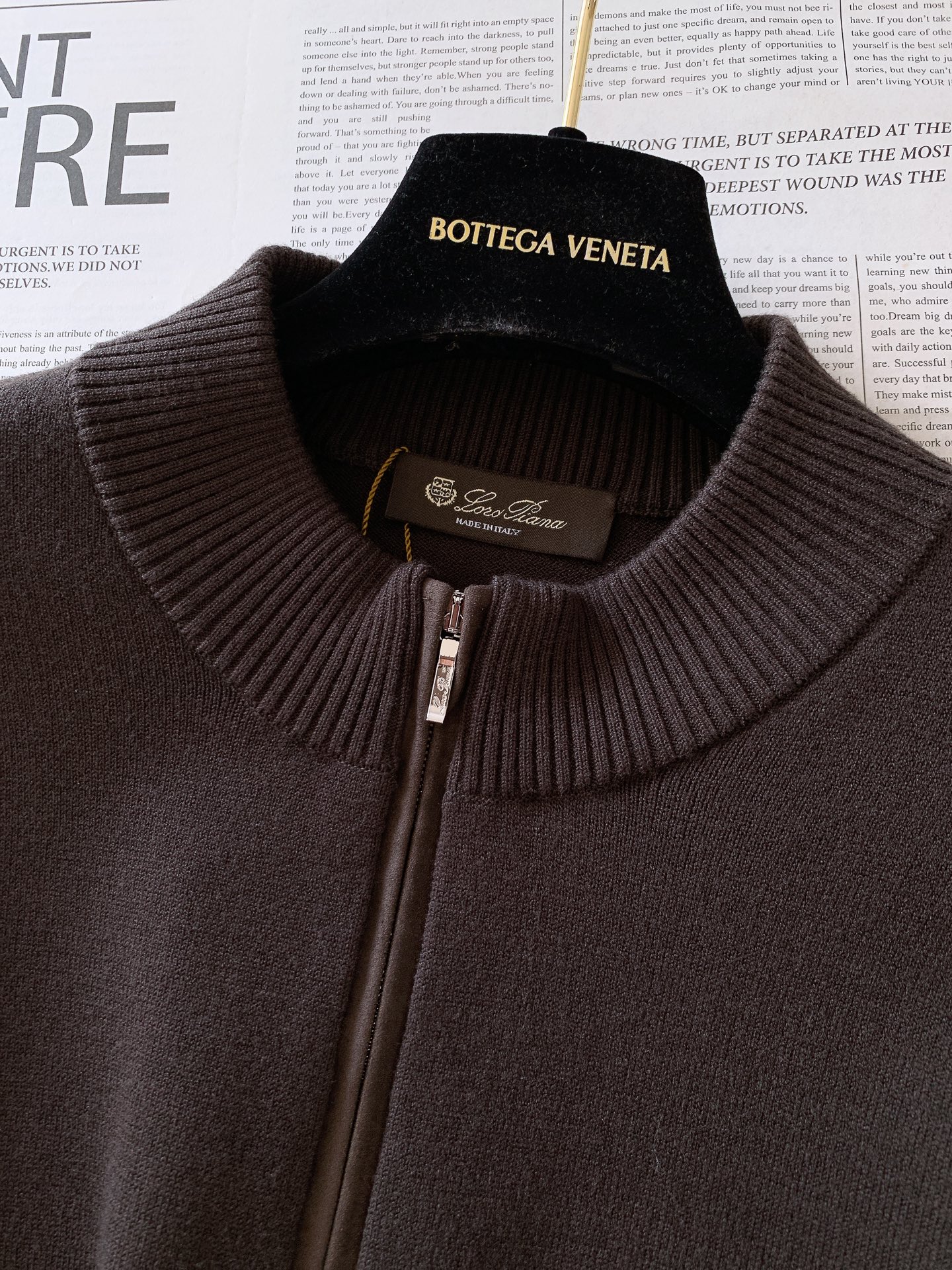LoroPiana L.P FW秋冬新品 lP🆕 男款长袖半拉链针织衫🧶精致工艺、高级质感、经典单品，这