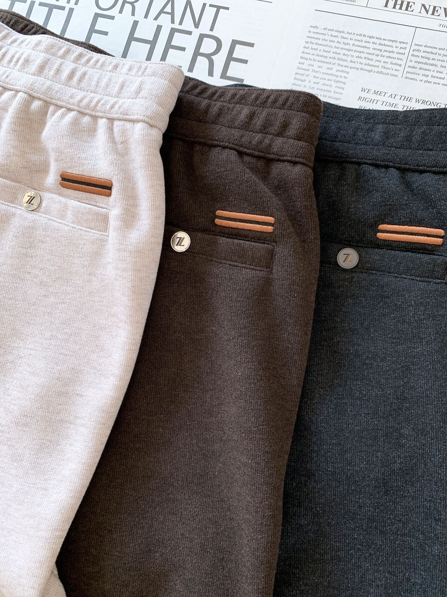 Ermenegildo Zegna 杰尼亚 2025FW秋冬新品时尚抽绳休闲裤👖一上身就是好看….新款针