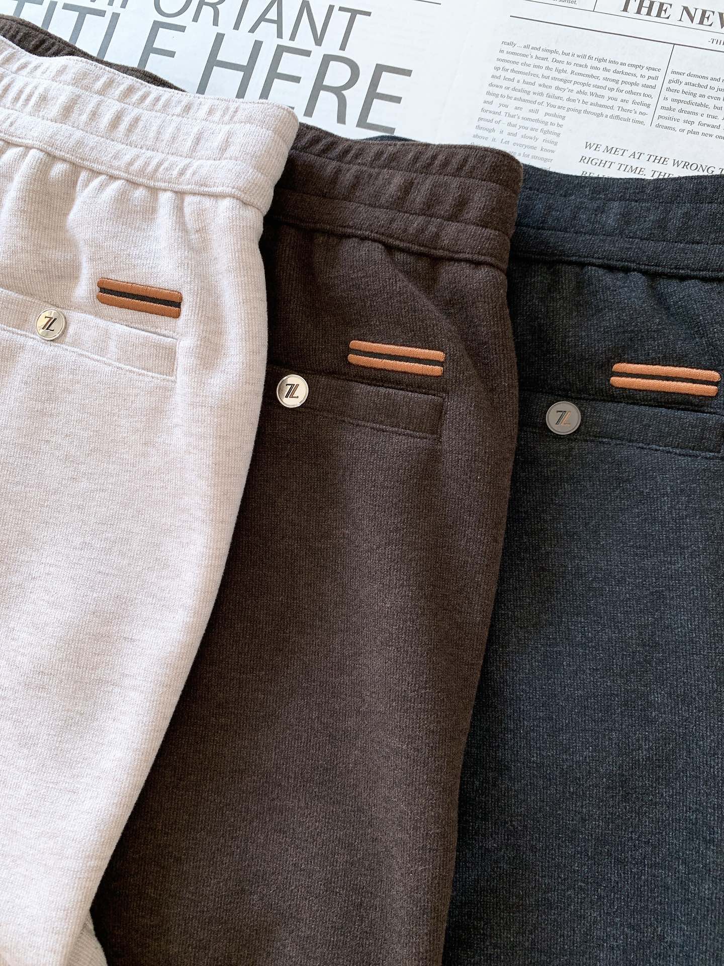 Ermenegildo Zegna 杰尼亚 2025FW秋冬新品时尚抽绳休闲裤👖一上身就是好看….新款针