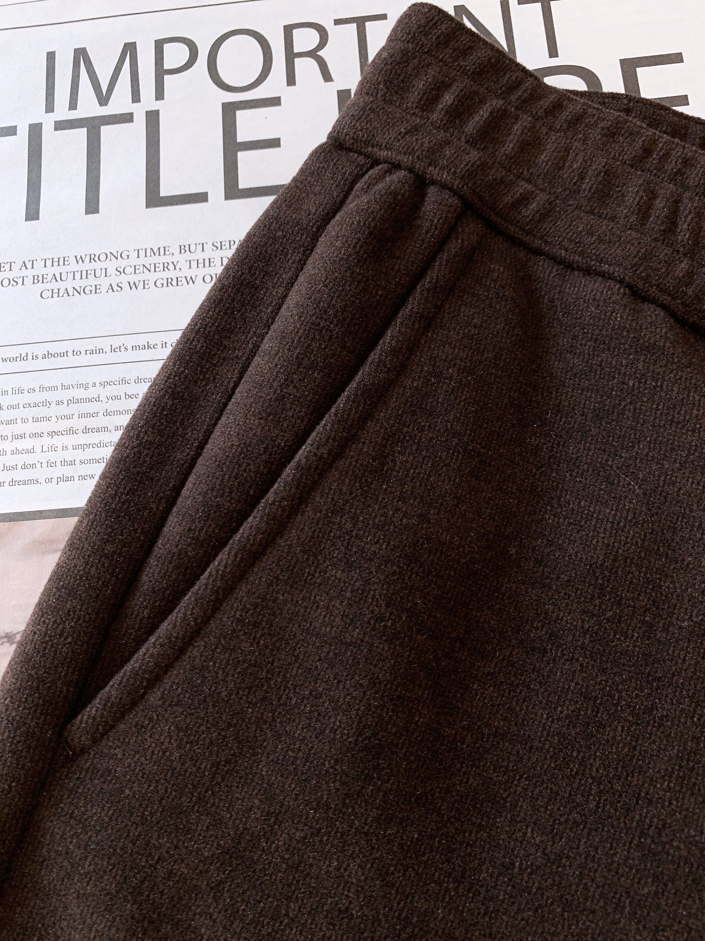Ermenegildo Zegna 杰尼亚 2025FW秋冬新品时尚抽绳休闲裤👖一上身就是好看….新款针