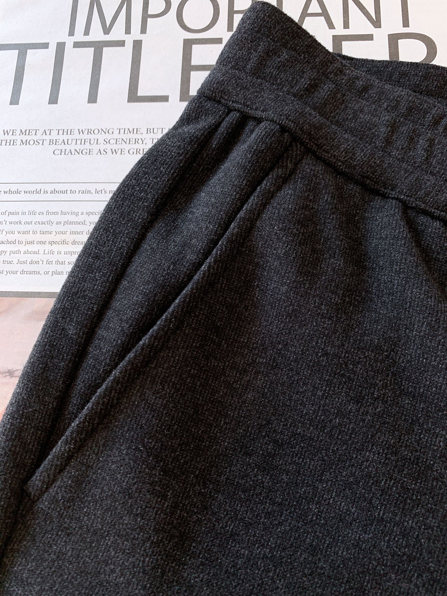 Ermenegildo Zegna 杰尼亚 2025FW秋冬新品时尚抽绳休闲裤👖一上身就是好看….新款针