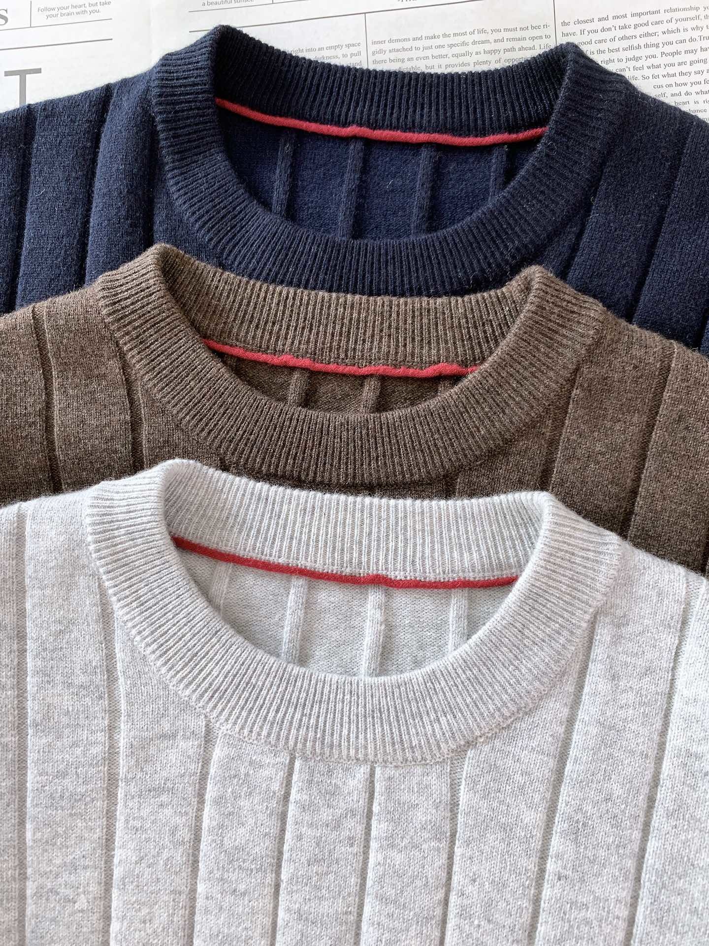 Brunello Cucinelli 布鲁奈罗.库奇内利 2025FW早秋新品 BC极简精粹高级圆领羊毛