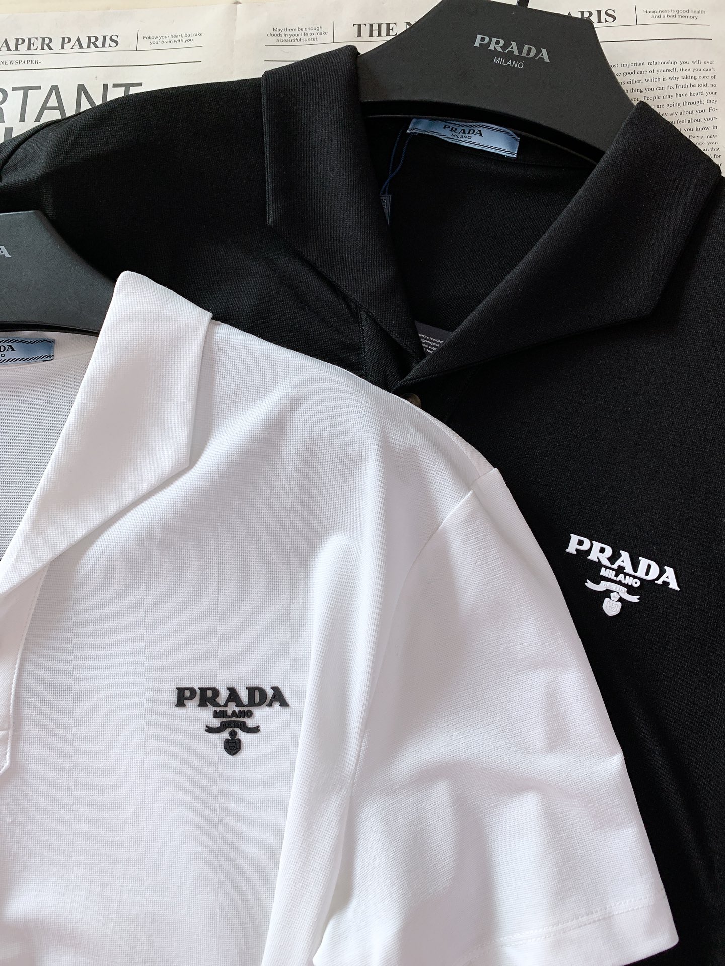 Prada 普拉达 2026SS春夏新品 男士古巴领Polo衫✨高支珠地棉面料，透气抗皱，亲肤不闷汗，上