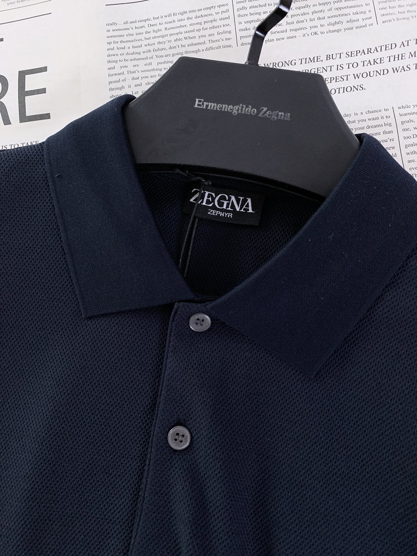 Ermenegildo zegna 杰尼亚 2026SS春夏新品 zEPHYR系列高端Polo衫。顶级1