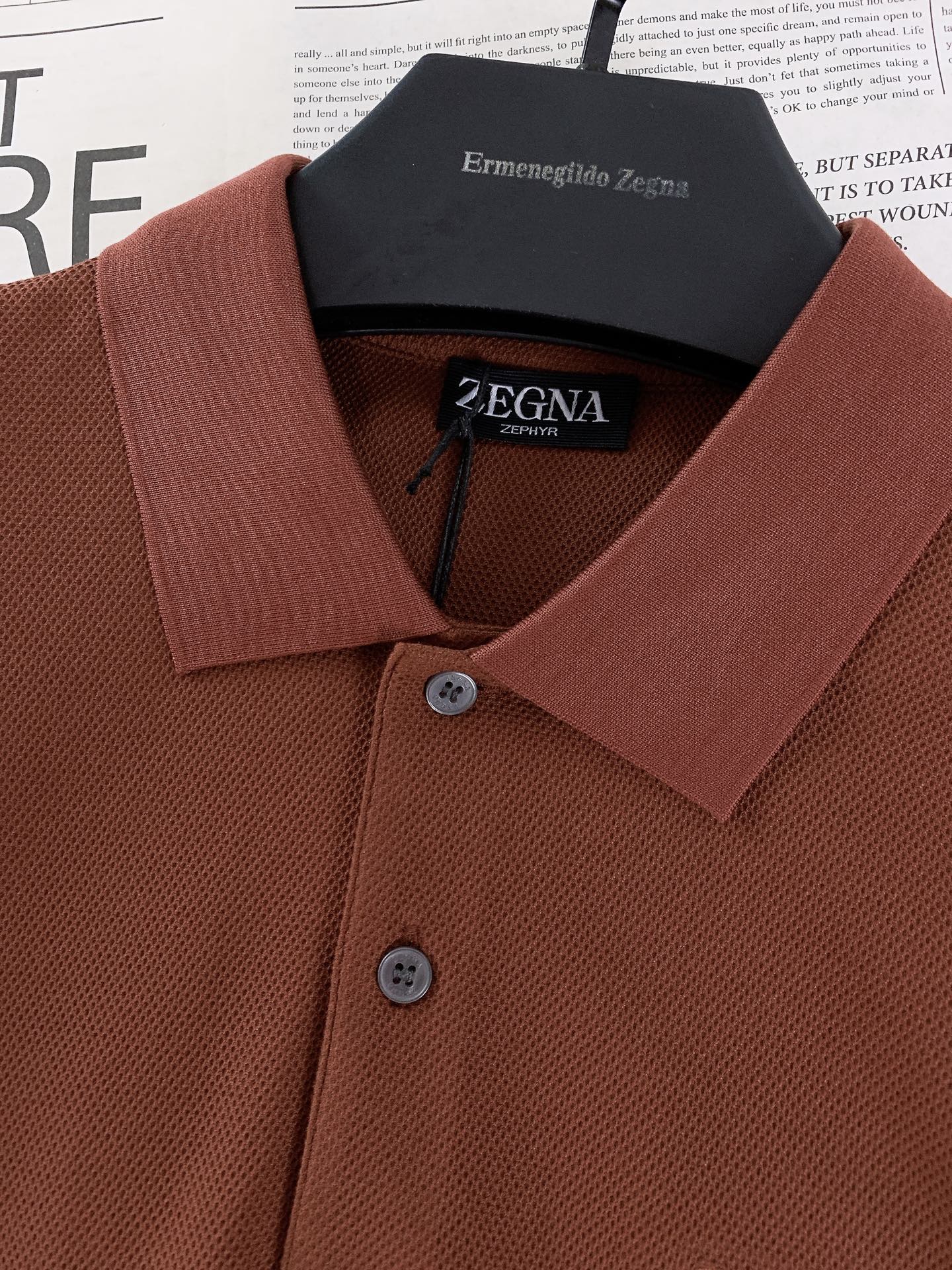 Ermenegildo zegna 杰尼亚 2026SS春夏新品 zEPHYR系列高端Polo衫。顶级1