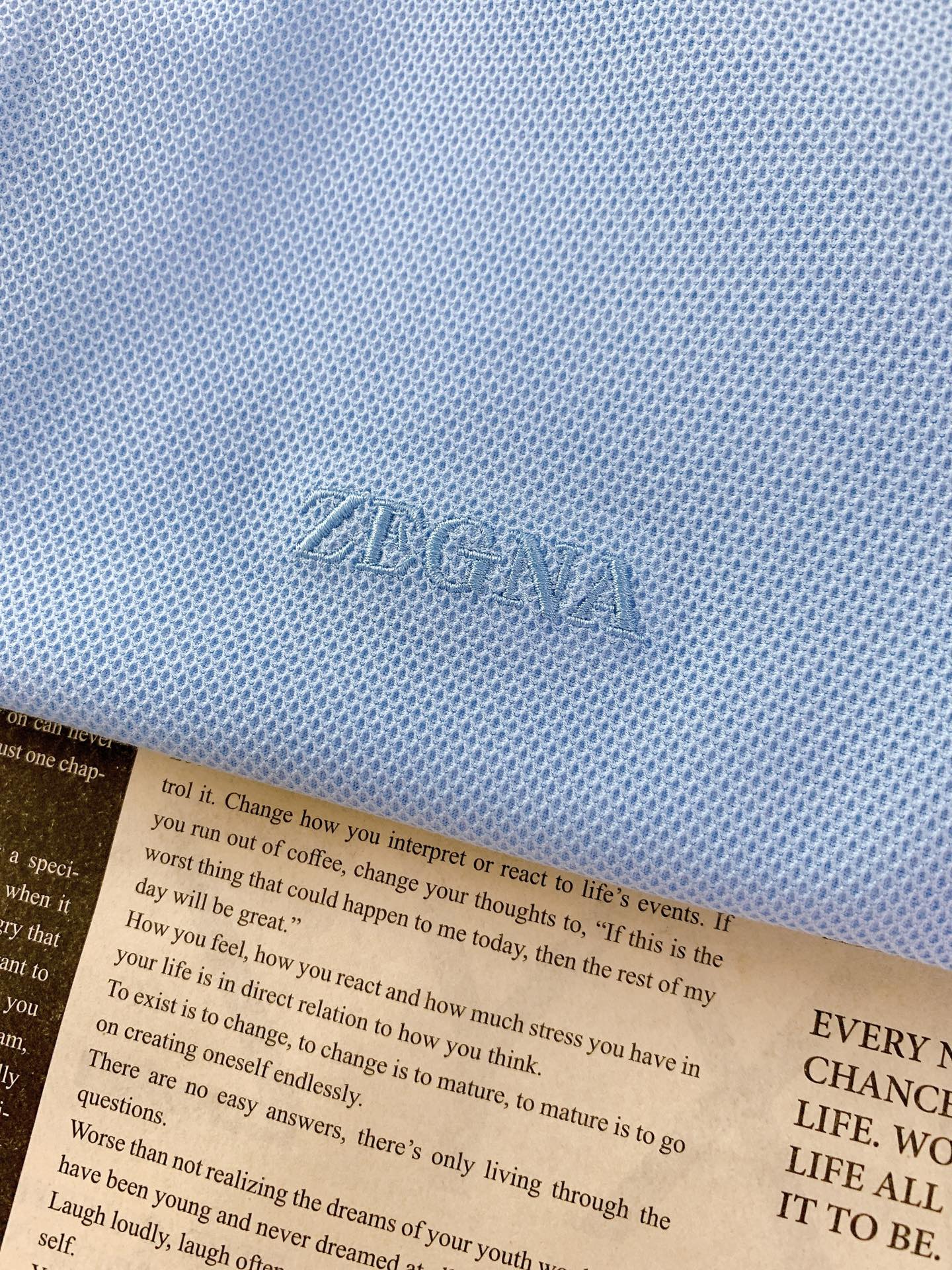 Ermenegildo zegna 杰尼亚 2026SS春夏新品 zEPHYR系列高端Polo衫。顶级1