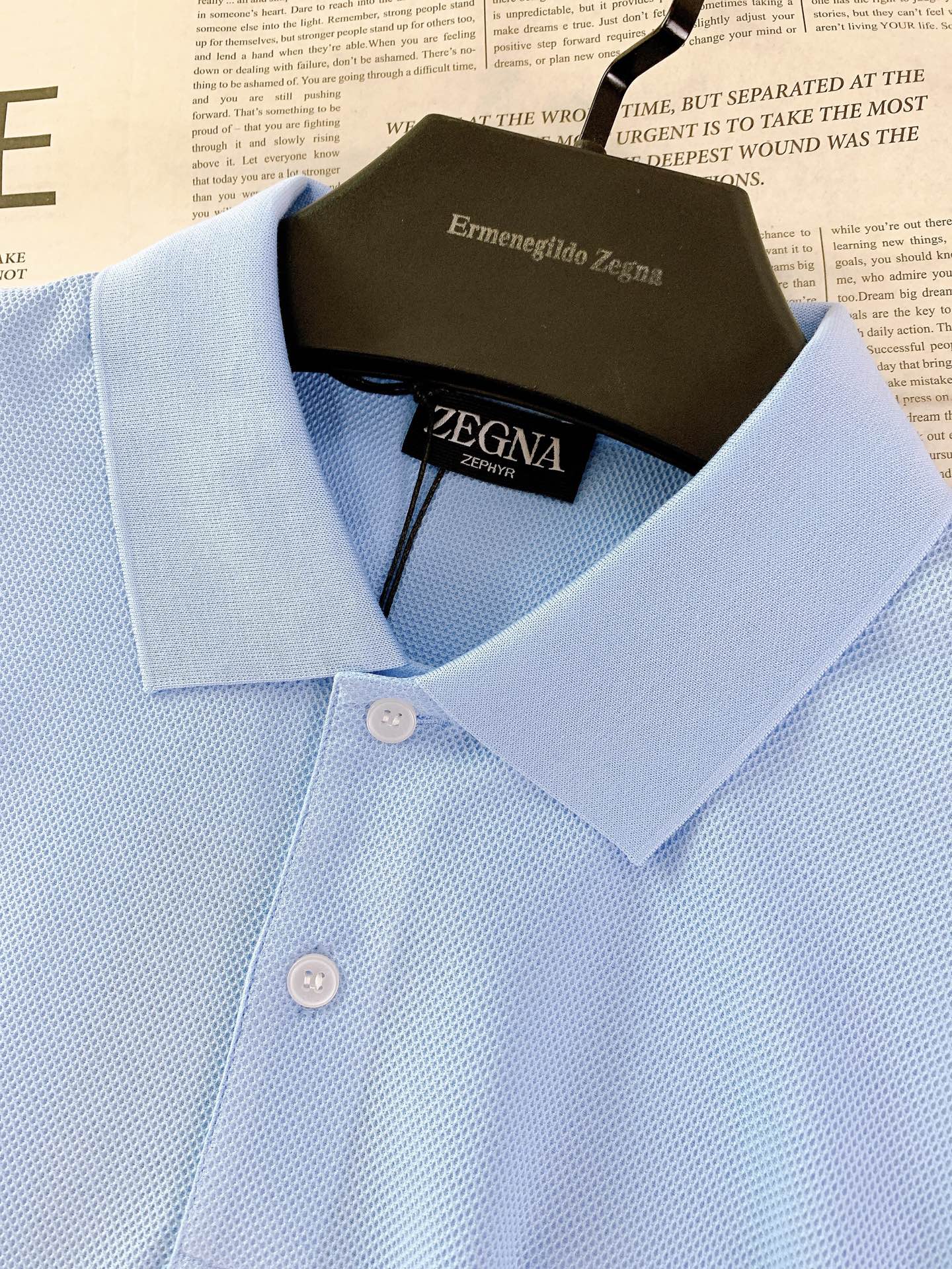 Ermenegildo zegna 杰尼亚 2026SS春夏新品 zEPHYR系列高端Polo衫。顶级1