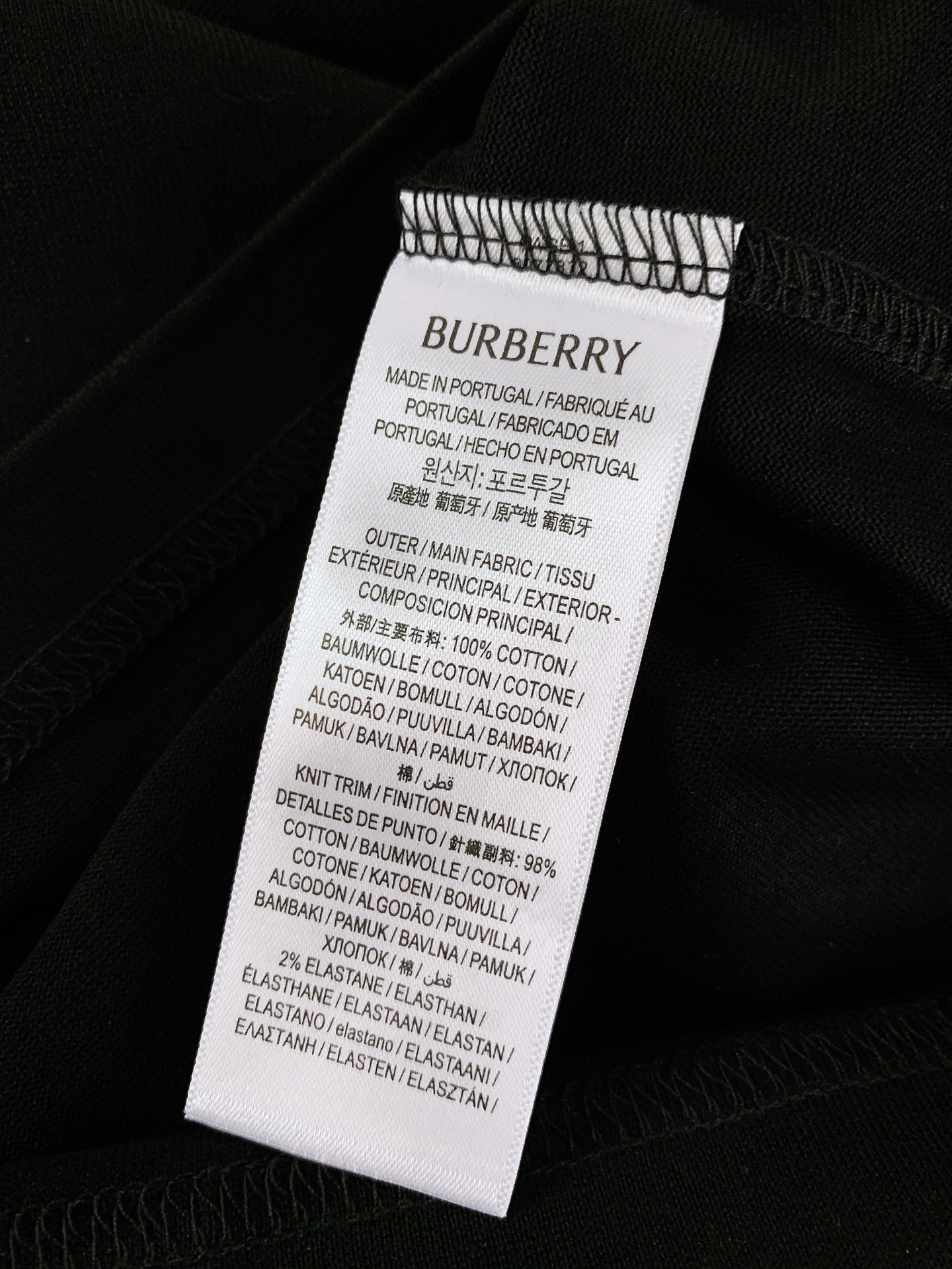 Burberry 巴宝莉 2026SS春夏新品 经典字母印花短袖T恤。顶级100%长绒棉面料，亲肤透气不