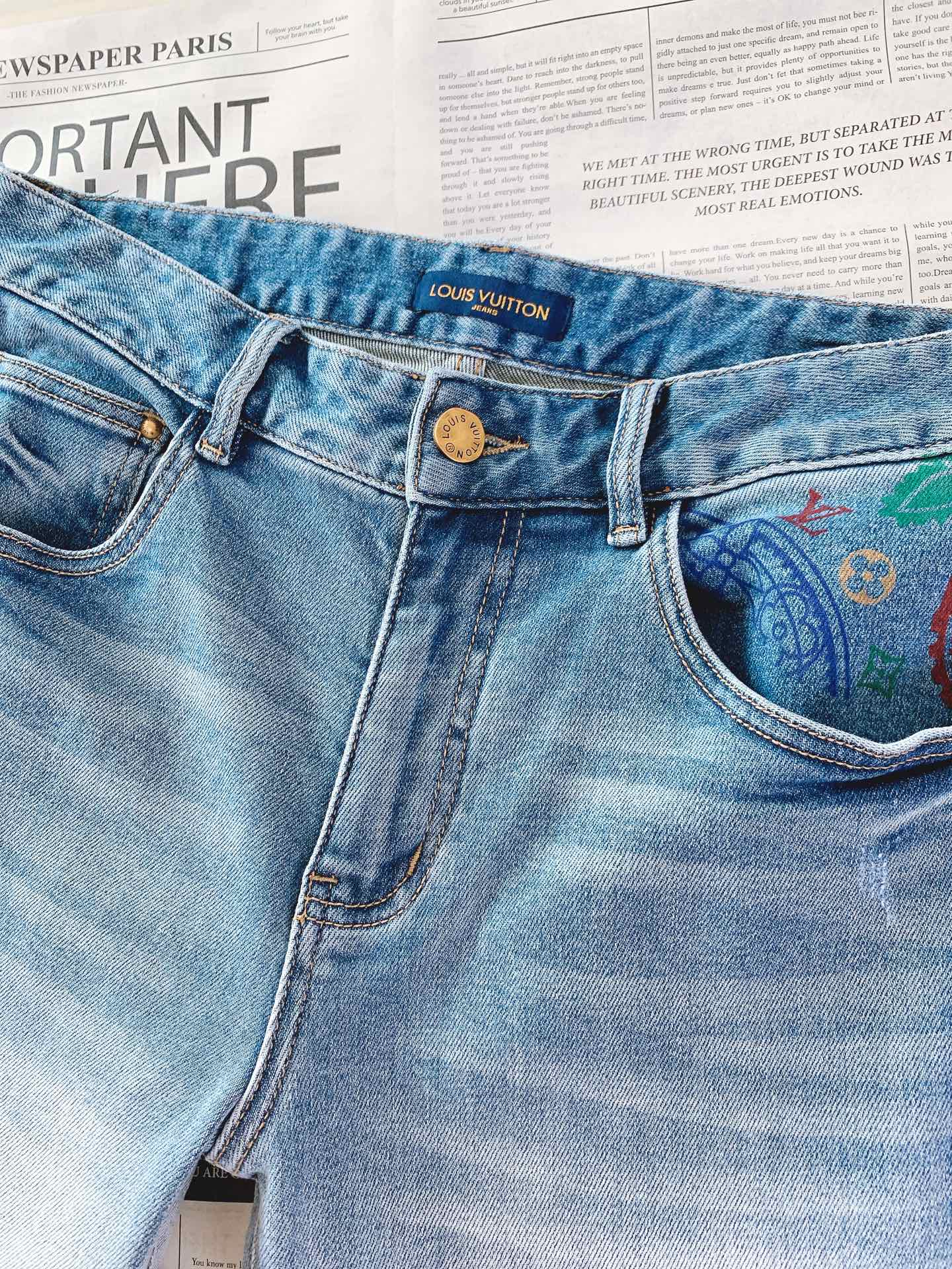 LouisVuitton 路易威登 2026SS早春新品限量版牛仔。上身就是高级感。精选高支重磅丹宁面料