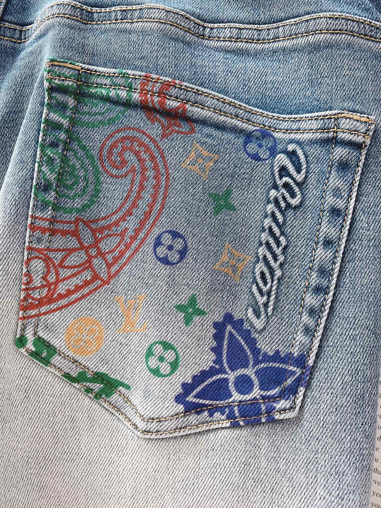 LouisVuitton 路易威登 2026SS早春新品限量版牛仔。上身就是高级感。精选高支重磅丹宁面料