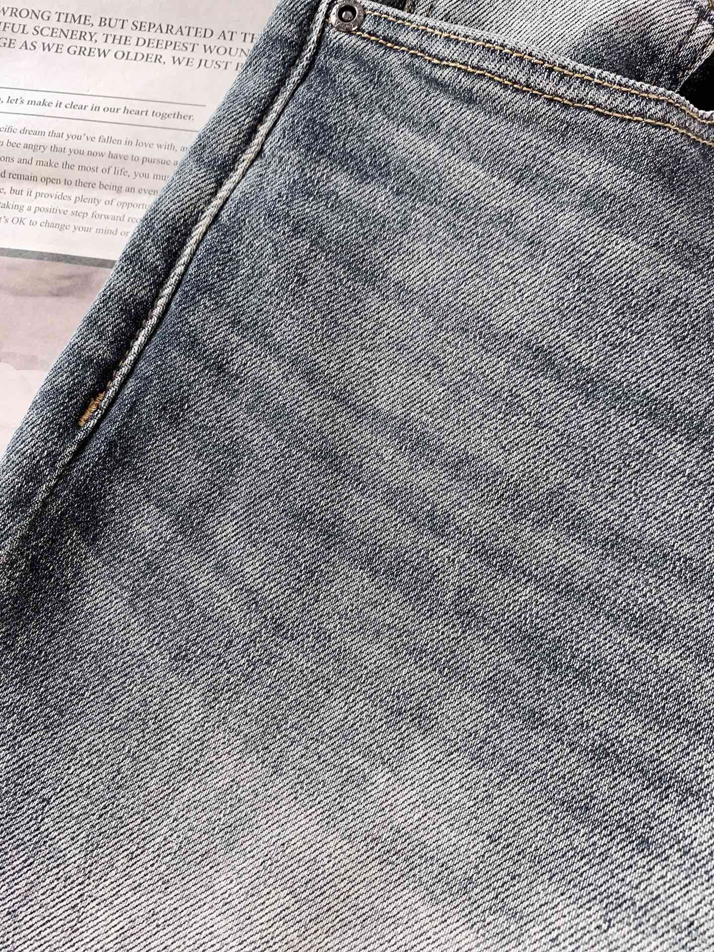 DOLCE&GABBANA 杜嘉班纳 2026SS早春新品水墨花漾渐变牛仔裤👖精选高支重磅丹宁面料，多道