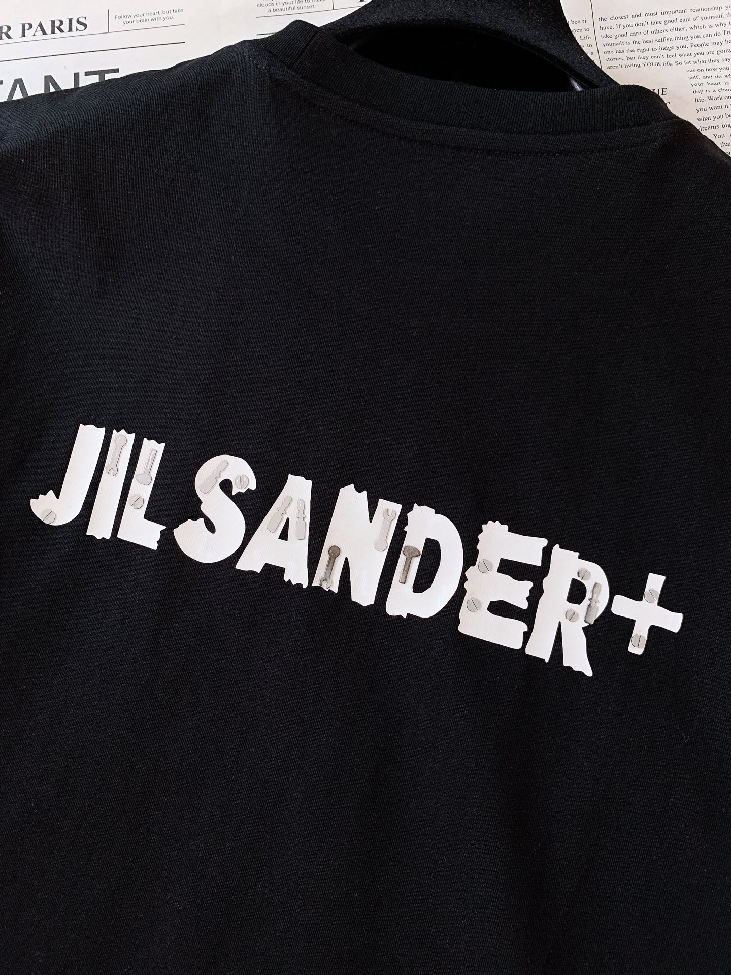 JiI sander 吉尔.桑达 2026SS春夏新品字母印花T恤！清冷感直接拉满！重磅高支纯棉，挺括不