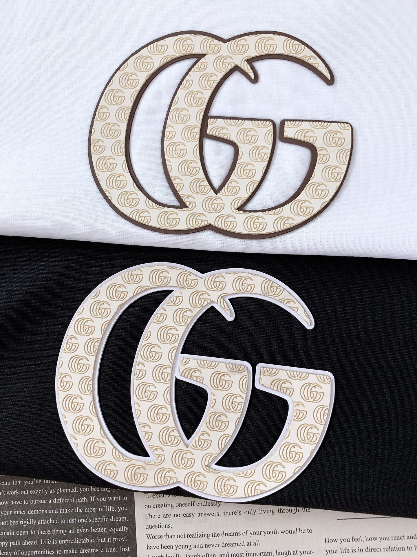 Gucci 古驰 2026SS春夏新品经典GG印花短袖奢牌人气基础款，解锁高阶日常穿搭。精选高克重纯棉材