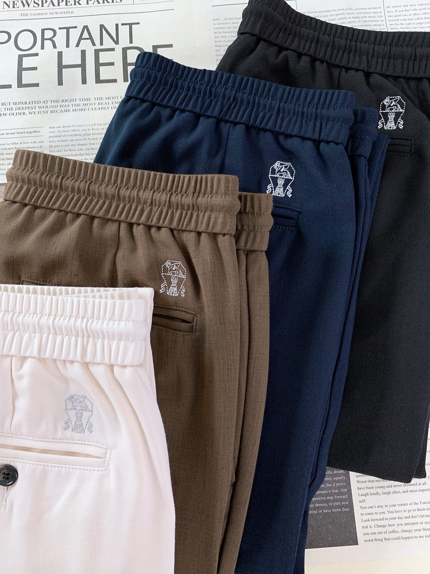 Brunello Cucinelli 布鲁奈罗.库奇内利 2026SS早春新品意式轻奢休闲裤👖BC经典力