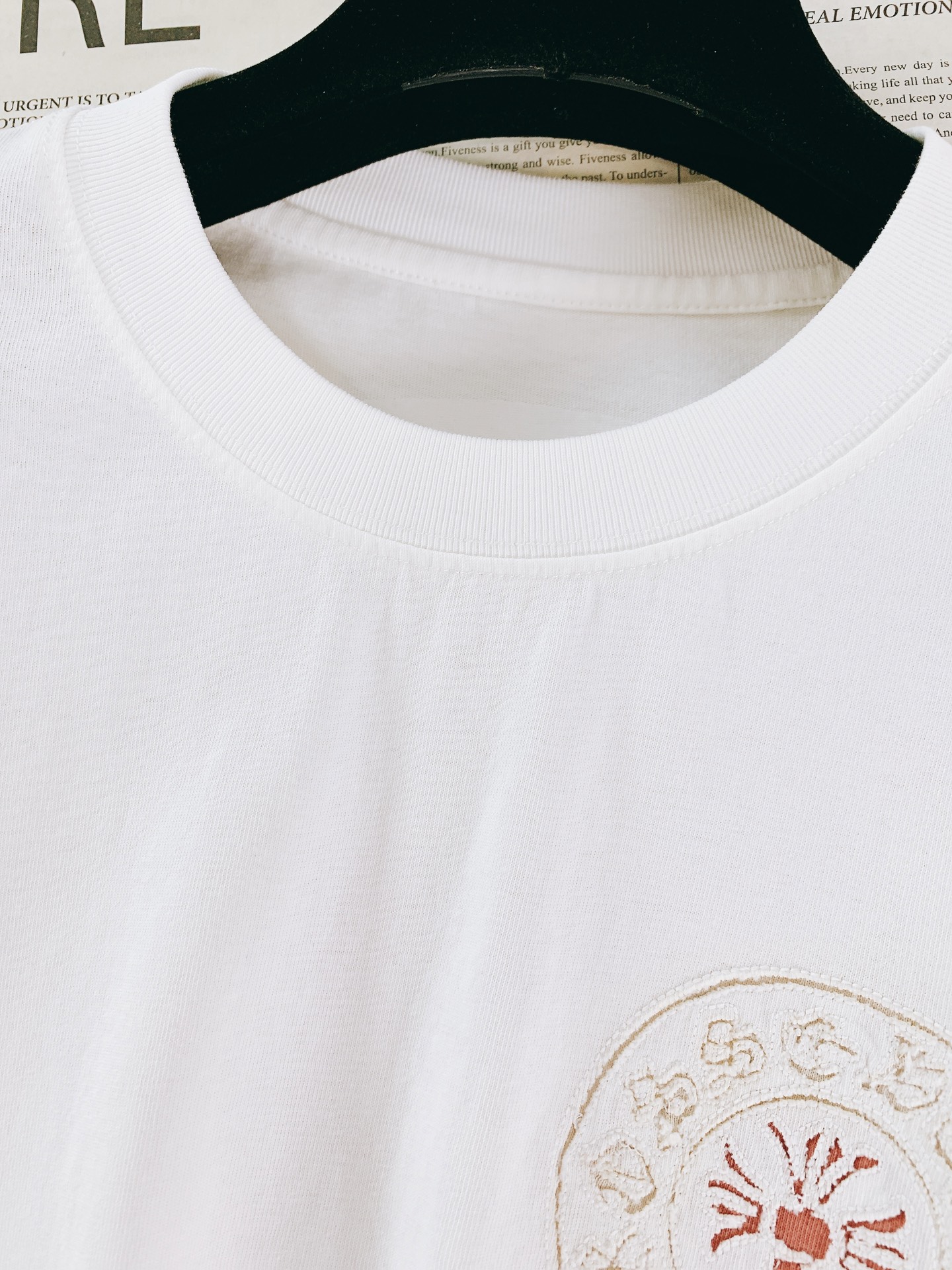 Chrome Hearts 克罗心 2026SS春夏新品 复古重工刺绣T恤。高街潮牌经典力作，自带美式复