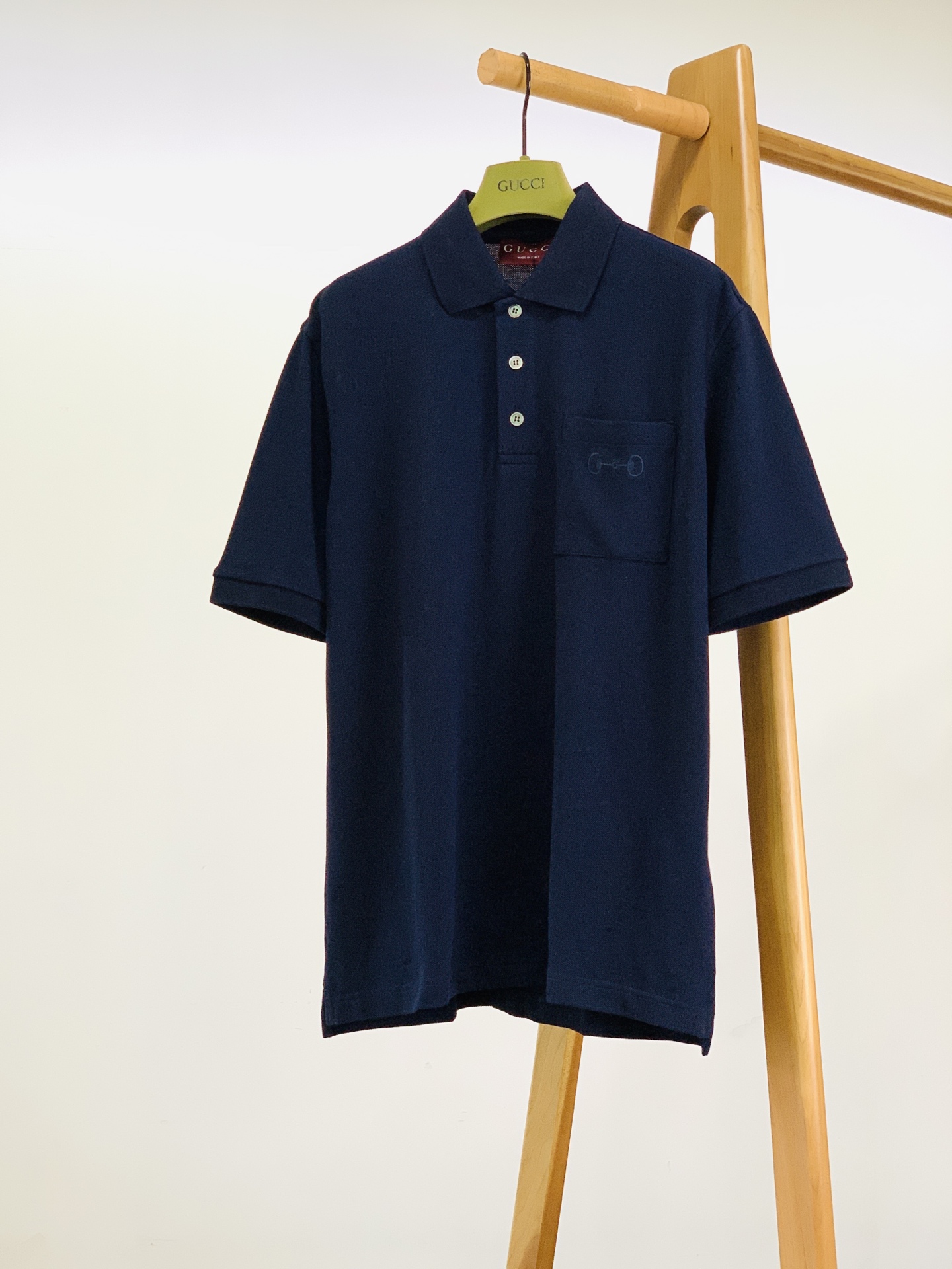 Gucci 古驰 2026SS春夏新品经典马衔扣刺绣Polo衫全新上架轻奢Polo短袖。精选高密珠地纯棉