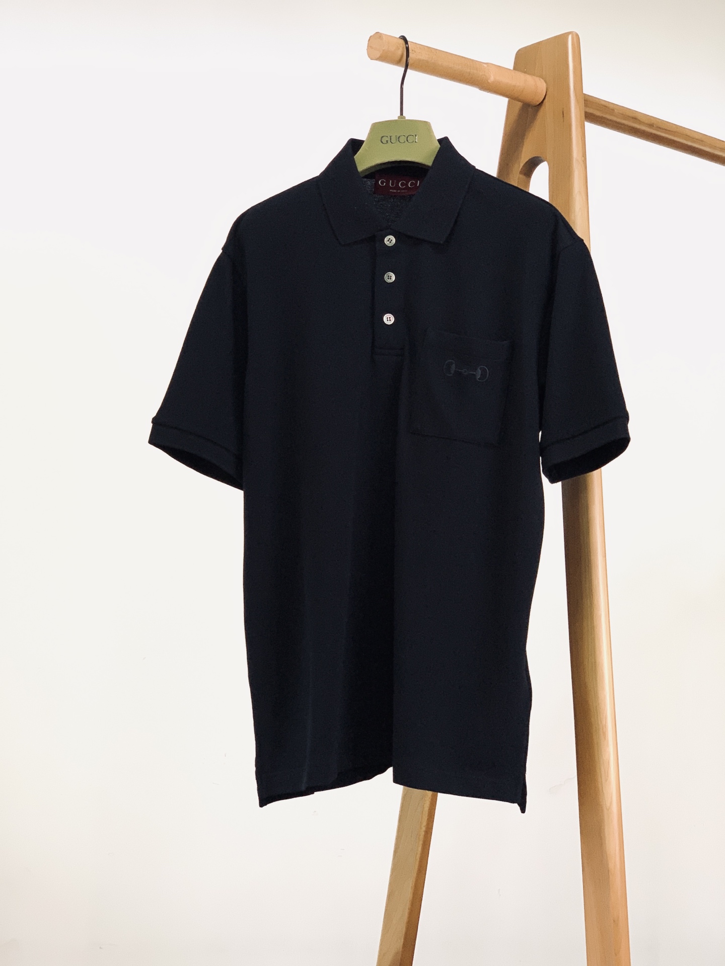 Gucci 古驰 2026SS春夏新品经典马衔扣刺绣Polo衫全新上架轻奢Polo短袖。精选高密珠地纯棉