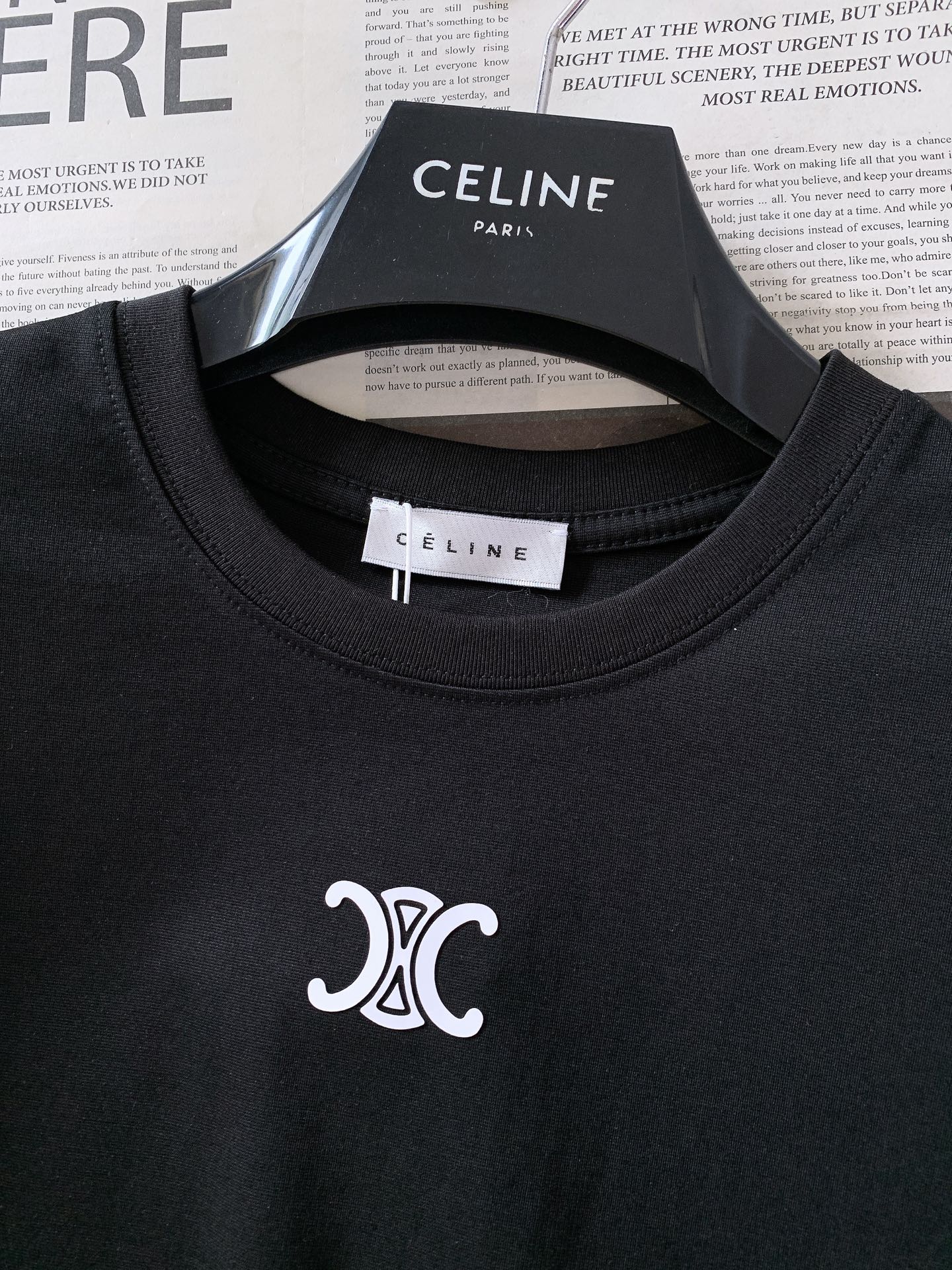 Celine 赛琳 2026SS春夏新品法式经典短袖👕永不过时的极简大牌基础款，拿捏法式松弛美学。精选精