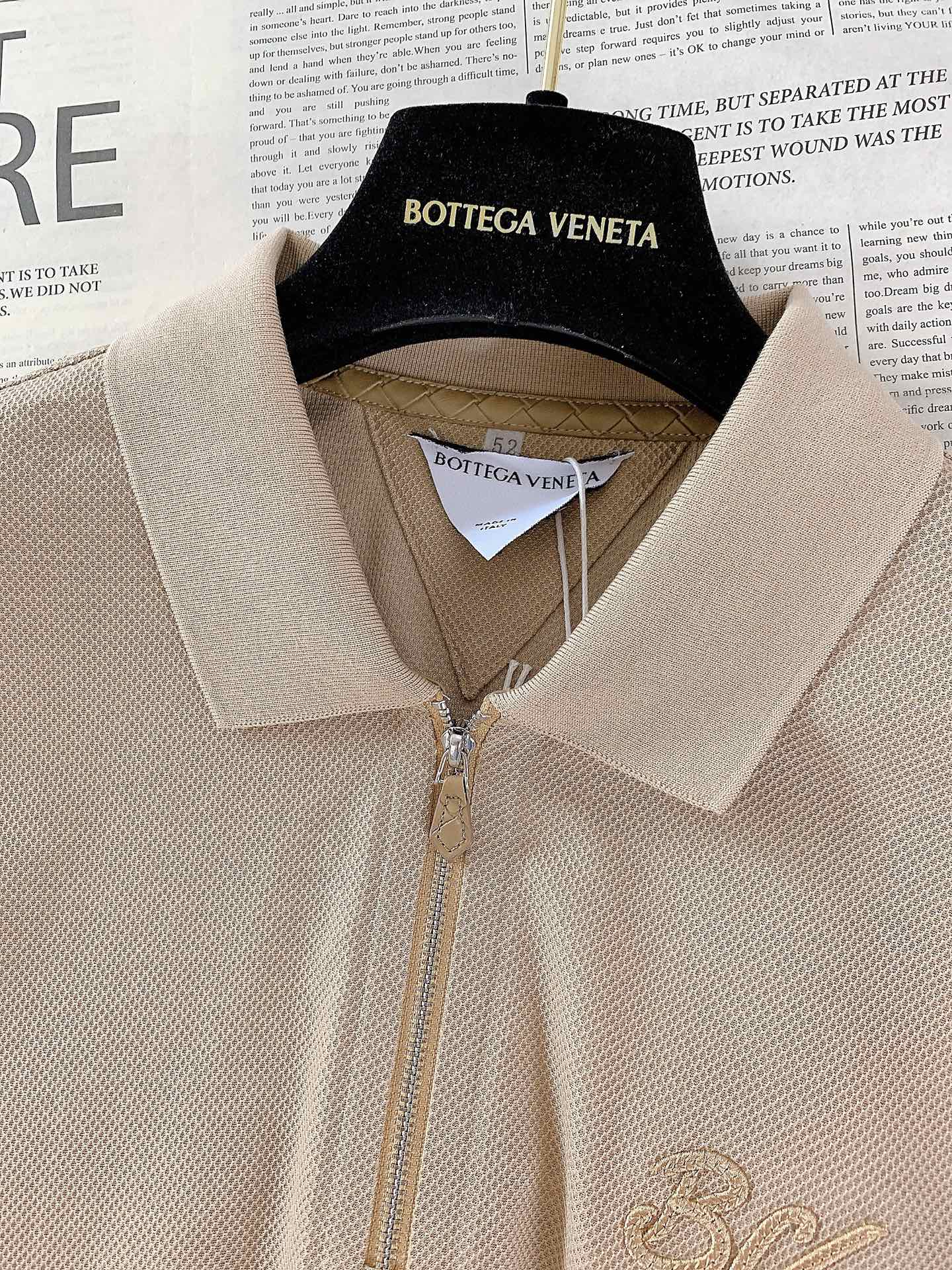 Bottega Veneta 葆蝶家 2026SS春夏新品翻领POLO短袖材质 材质 65%棉 10%桑