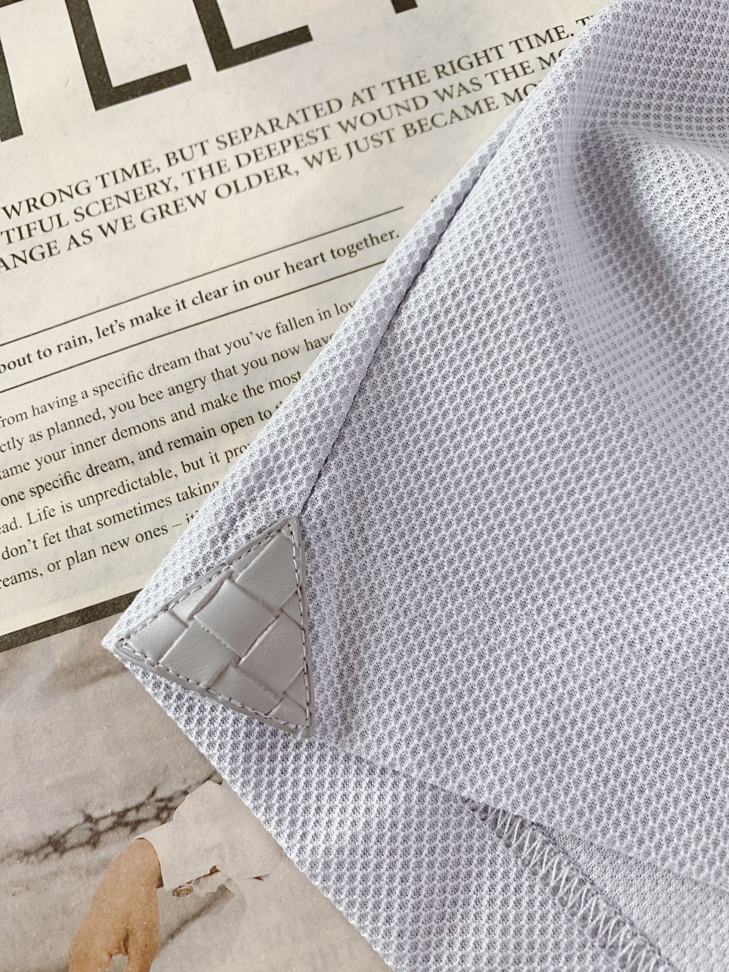 Bottega Veneta 葆蝶家 2026SS春夏新品翻领POLO短袖材质 材质 65%棉 10%桑