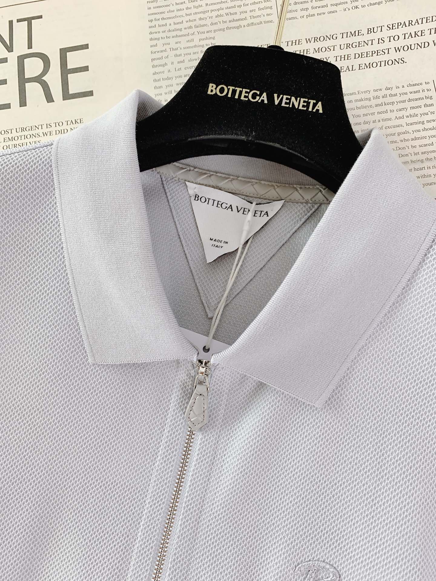 Bottega Veneta 葆蝶家 2026SS春夏新品翻领POLO短袖材质 材质 65%棉 10%桑