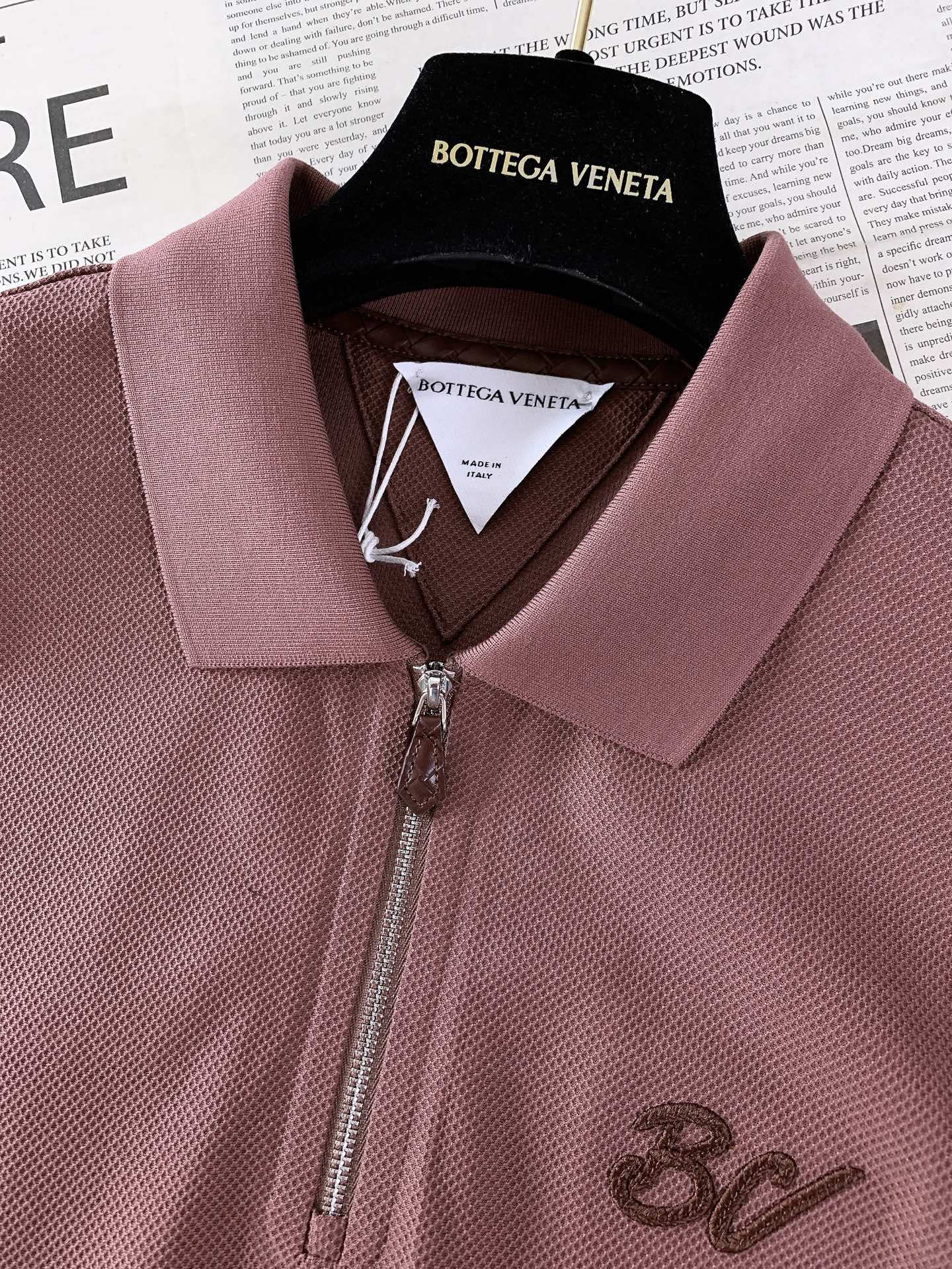 Bottega Veneta 葆蝶家 2026SS春夏新品翻领POLO短袖材质 材质 65%棉 10%桑