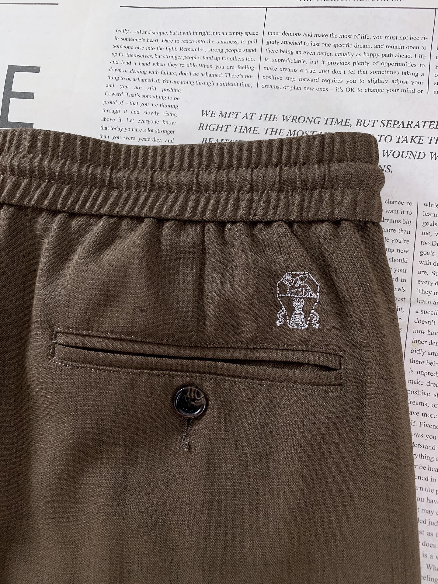 Brunello Cucinelli 布鲁奈罗.库奇内利 2026SS早春新品意式轻奢休闲裤👖BC经典力