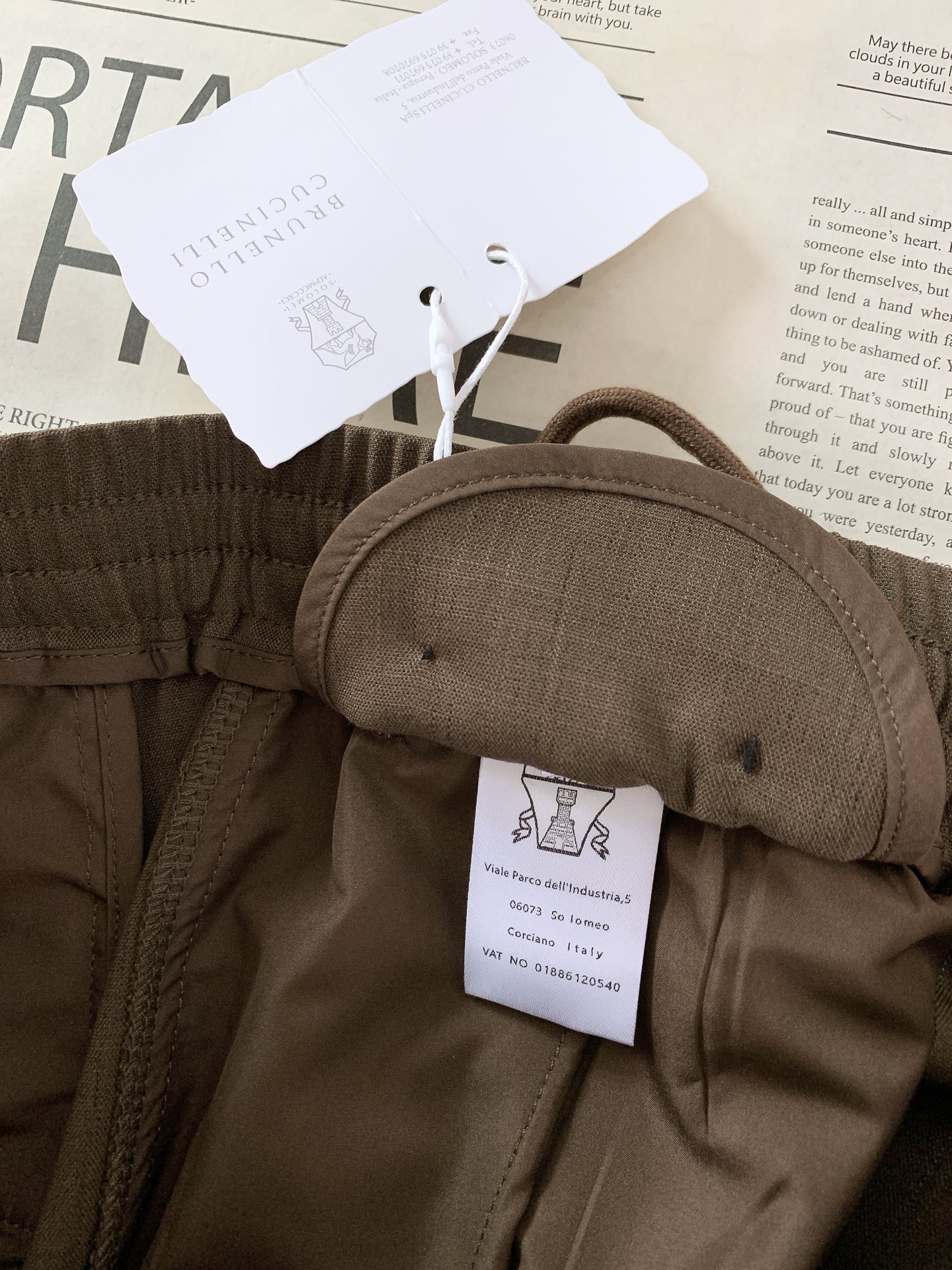 Brunello Cucinelli 布鲁奈罗.库奇内利 2026SS早春新品意式轻奢休闲裤👖BC经典力