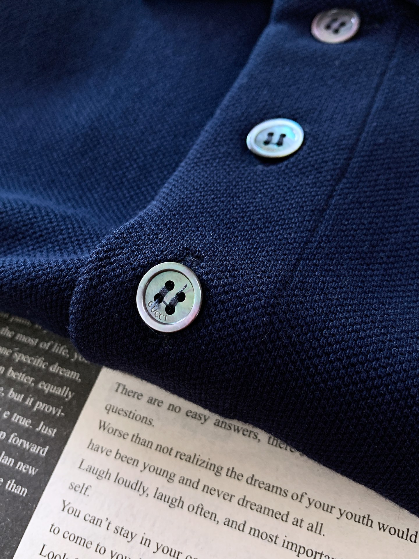 Gucci 古驰 2026SS春夏新品经典马衔扣刺绣Polo衫全新上架轻奢Polo短袖。精选高密珠地纯棉