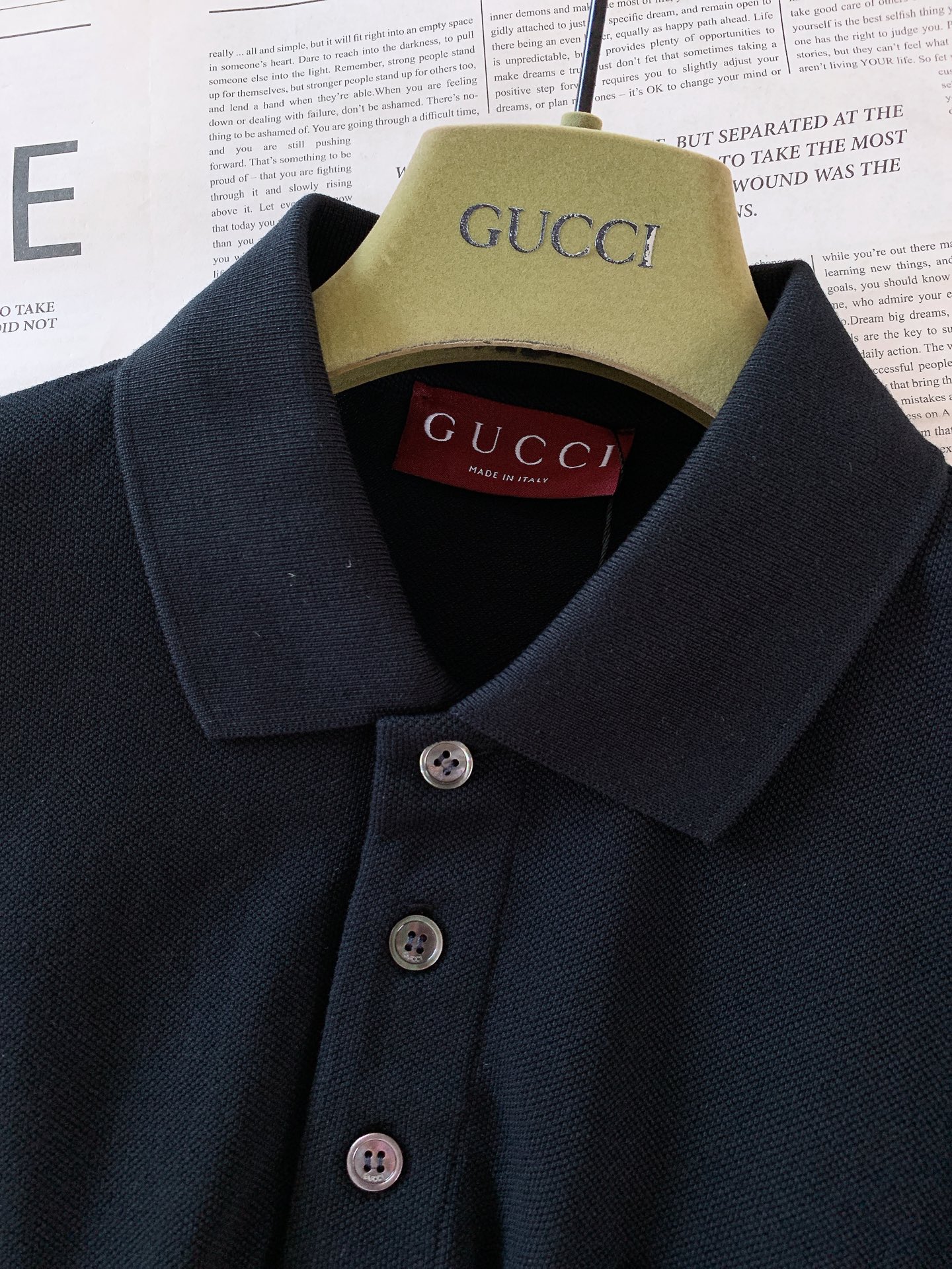 Gucci 古驰 2026SS春夏新品经典马衔扣刺绣Polo衫全新上架轻奢Polo短袖。精选高密珠地纯棉