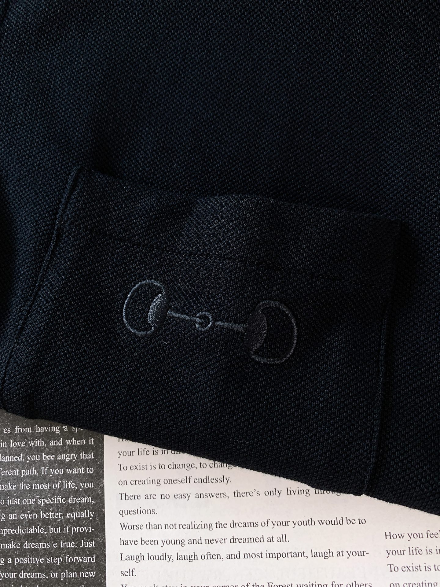 Gucci 古驰 2026SS春夏新品经典马衔扣刺绣Polo衫全新上架轻奢Polo短袖。精选高密珠地纯棉