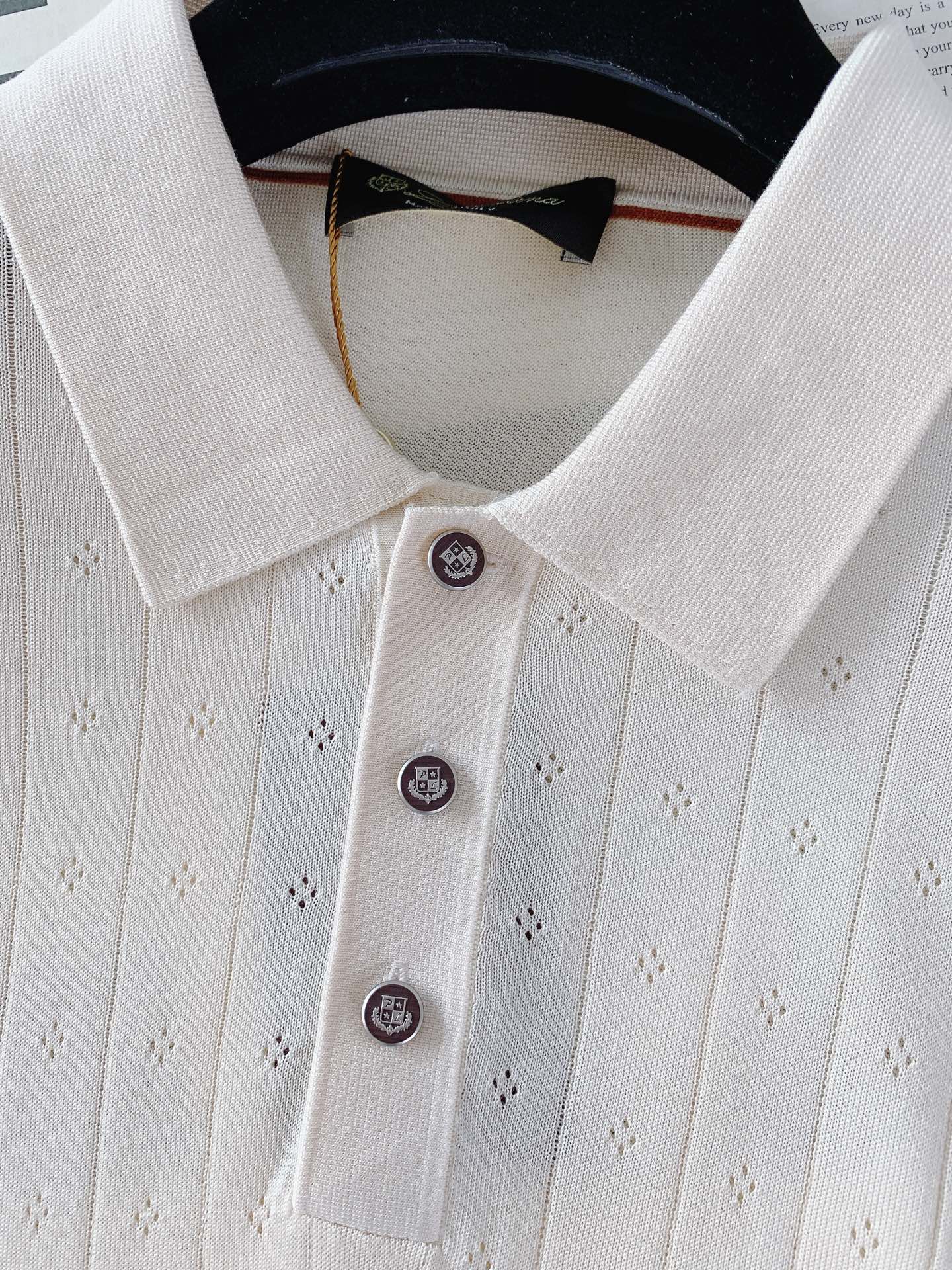 LoroPiana L.P SS春夏新品意式镂空针织PoLo｜轻奢高阶夏季刚需Loro Piana经典绅