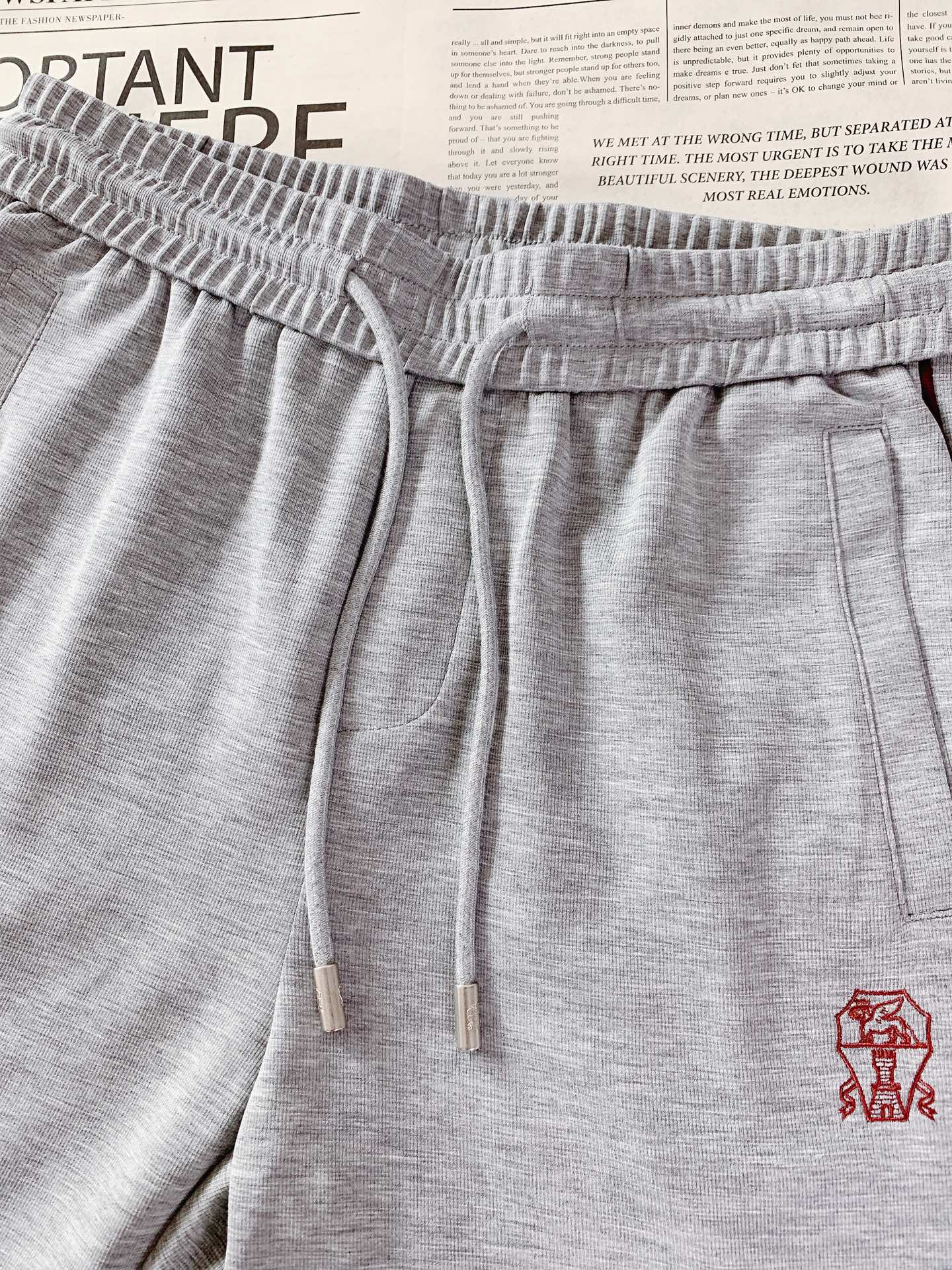 Brunello Cucinelli 布鲁奈罗.库奇内利 2026SS早春新品BC意式肌理休闲裤。高阶经