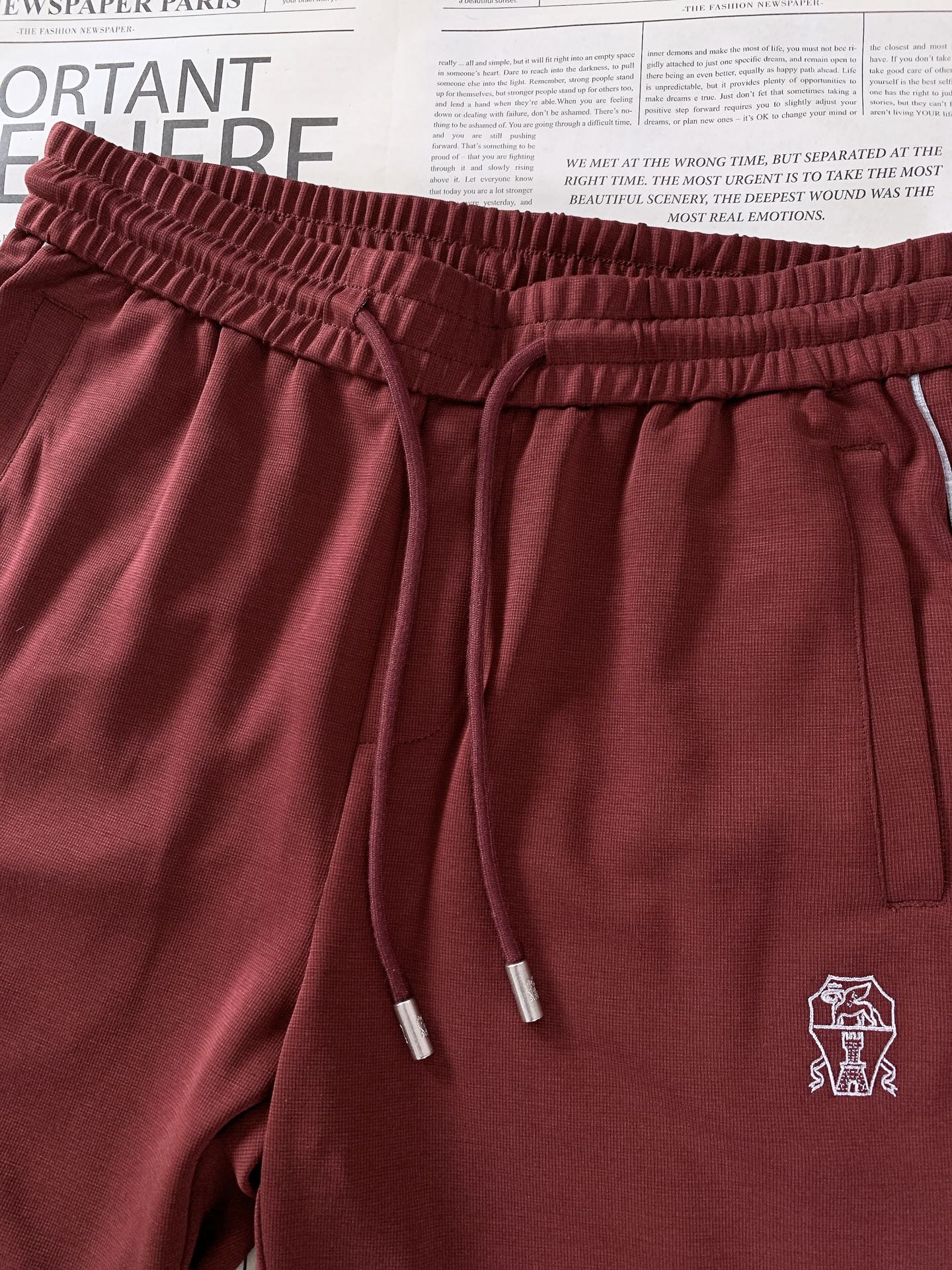 Brunello Cucinelli 布鲁奈罗.库奇内利 2026SS早春新品BC意式肌理休闲裤。高阶经